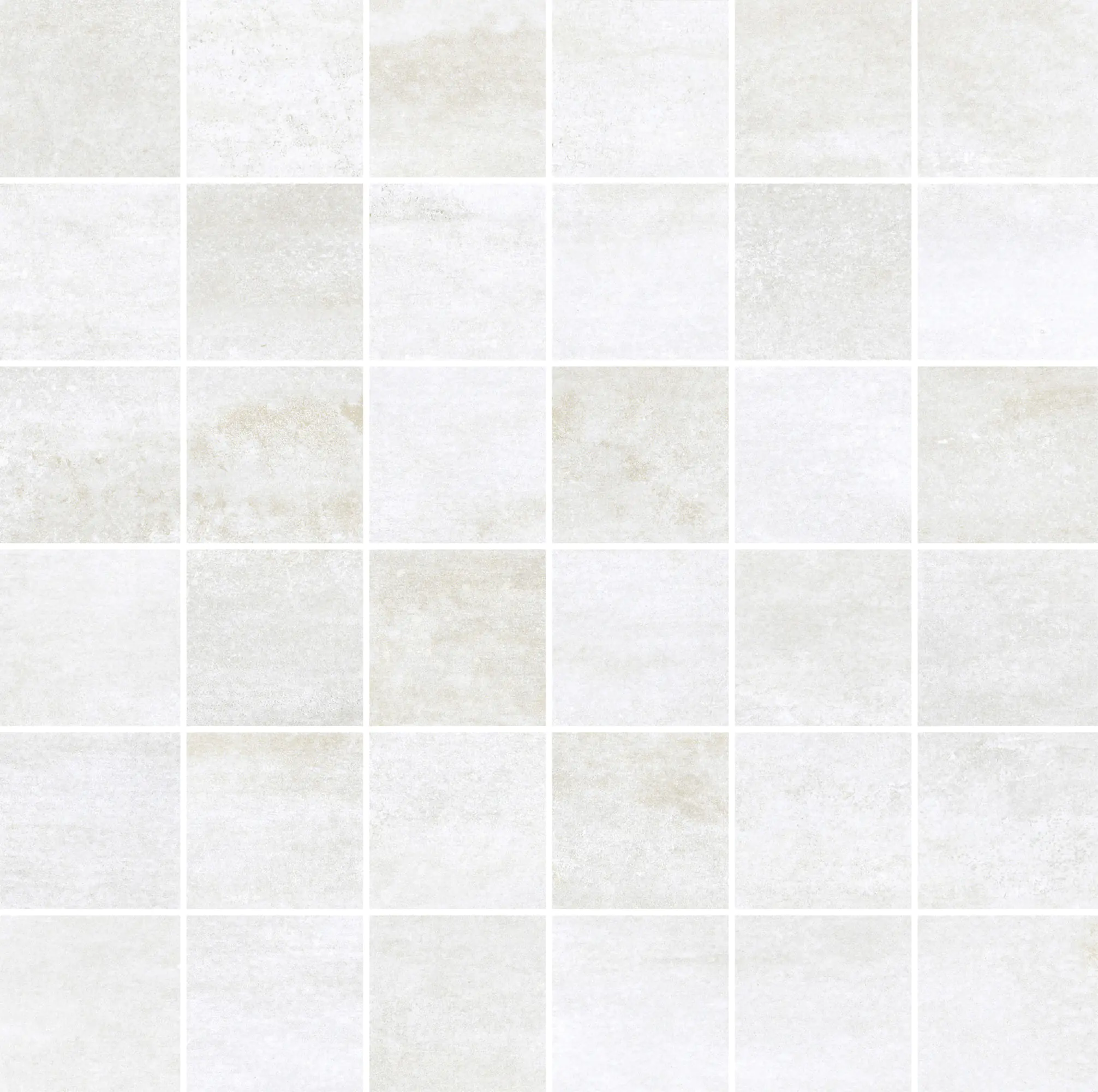 Vabene Mosaikfliese Allora Due Bianco 30 x 30 cm weiß