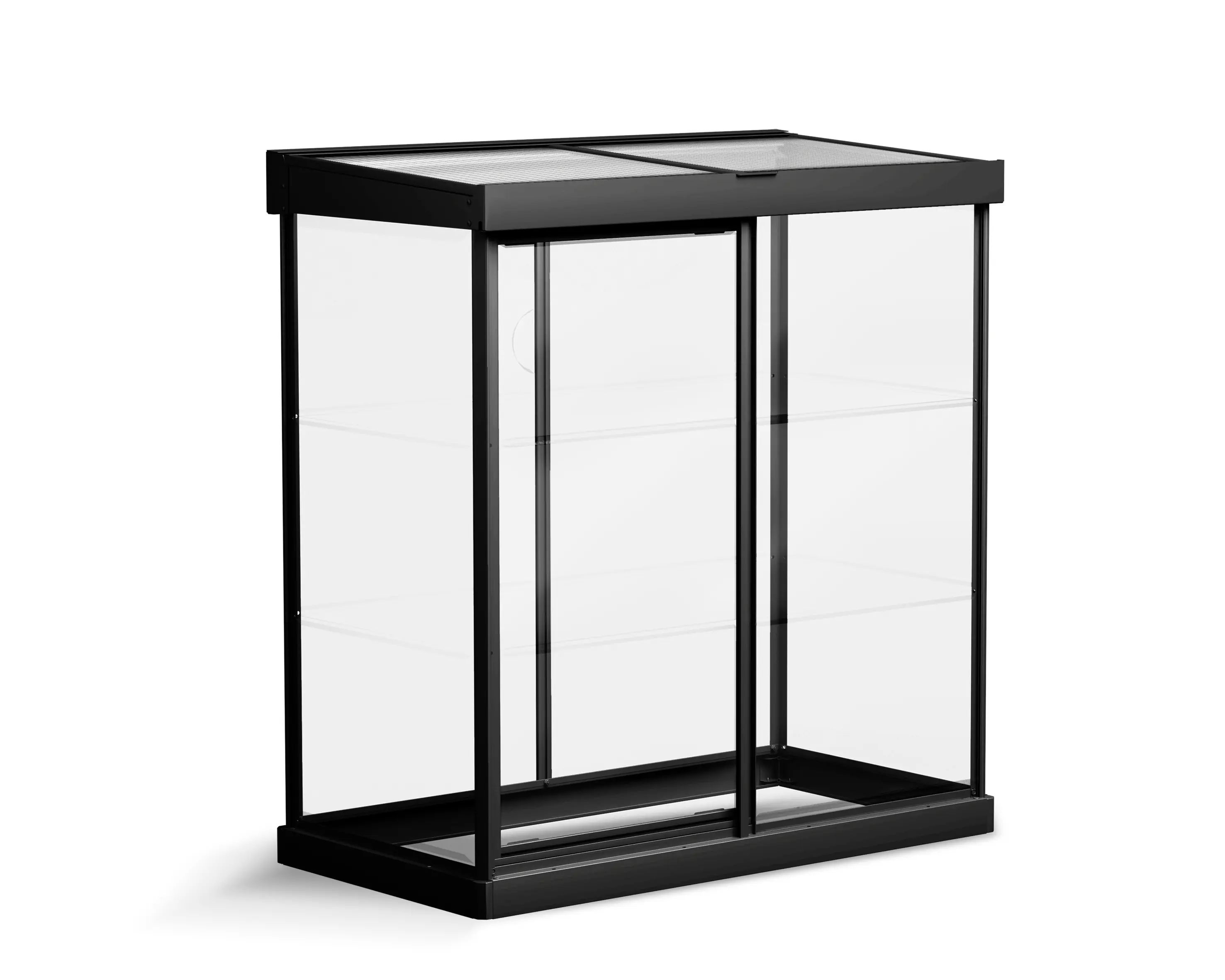 Canopia Minigewächshaus Ivy  Alu schwarz 66 x 63 cm
