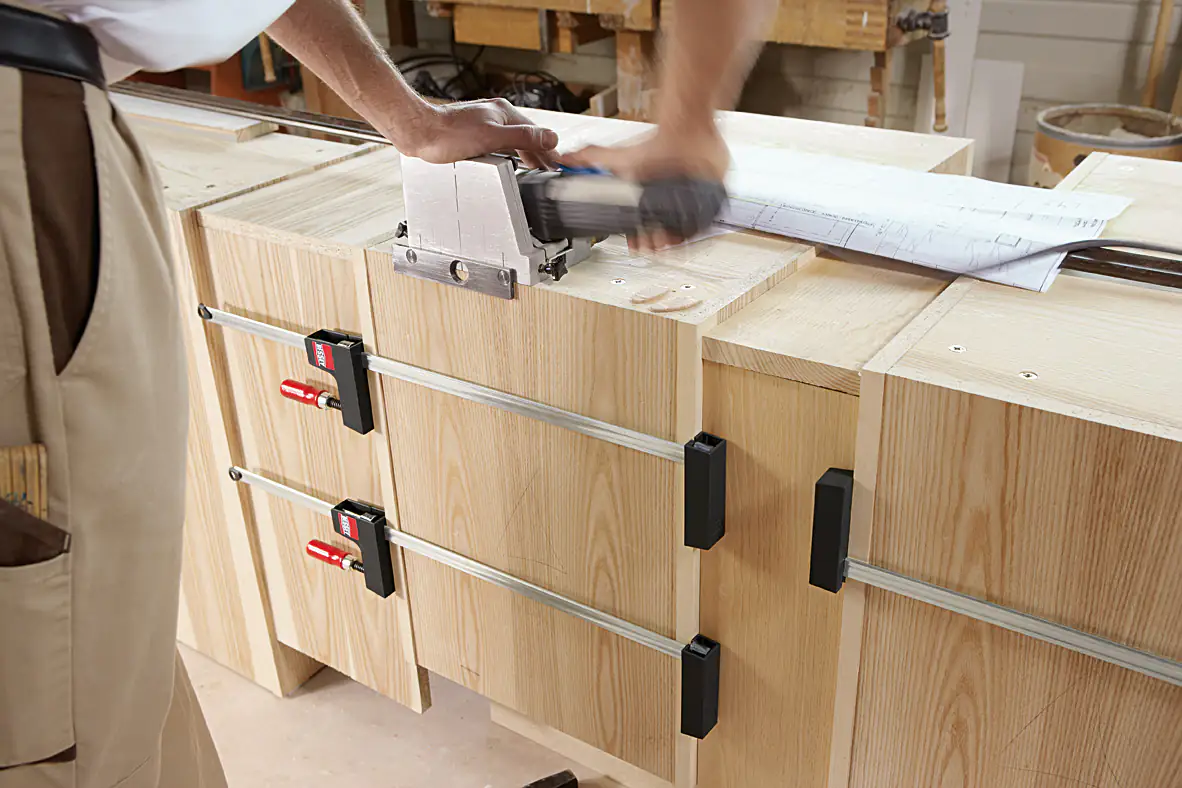 Bessey Zwinge UniKlamp 600 x 80 mm zum Spannen und Spreizen