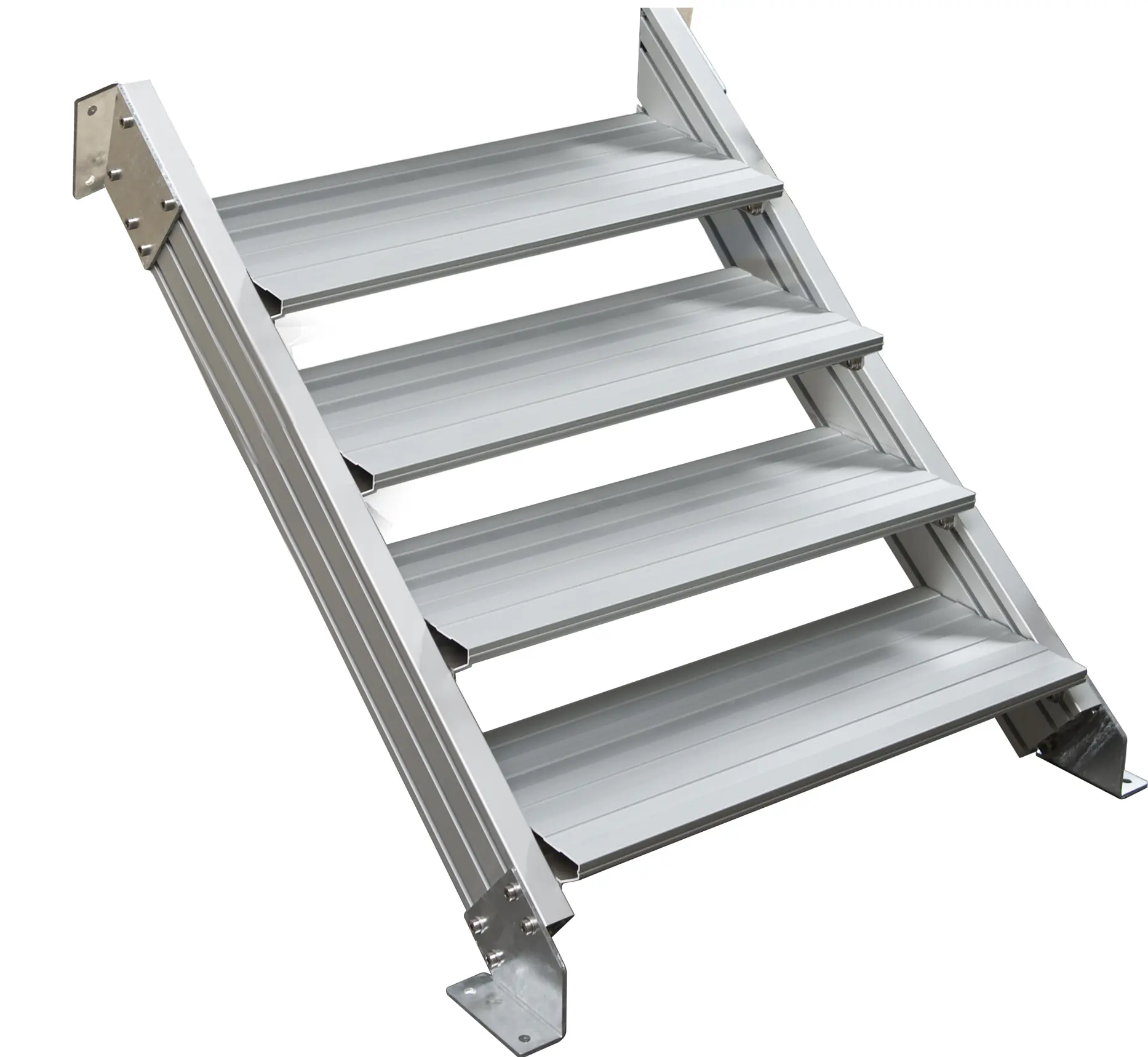 Treba Außentreppe Alaska Alu-Profil-Stufen Geschosshöhe 90 - 102 cm