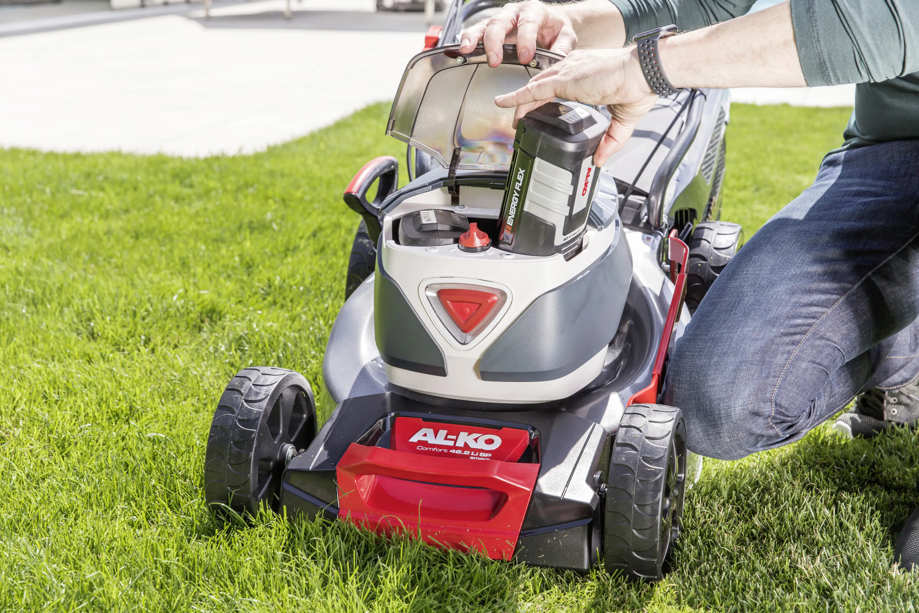 AL-KO Akku-Rasenmäher 46.2 Li SP Comfort 36 Volt 4 Ah mit Akku & Ladegerät