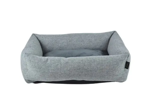 Lebon Hundebett Bonny XL 85 x 70 cm grau-schwarz