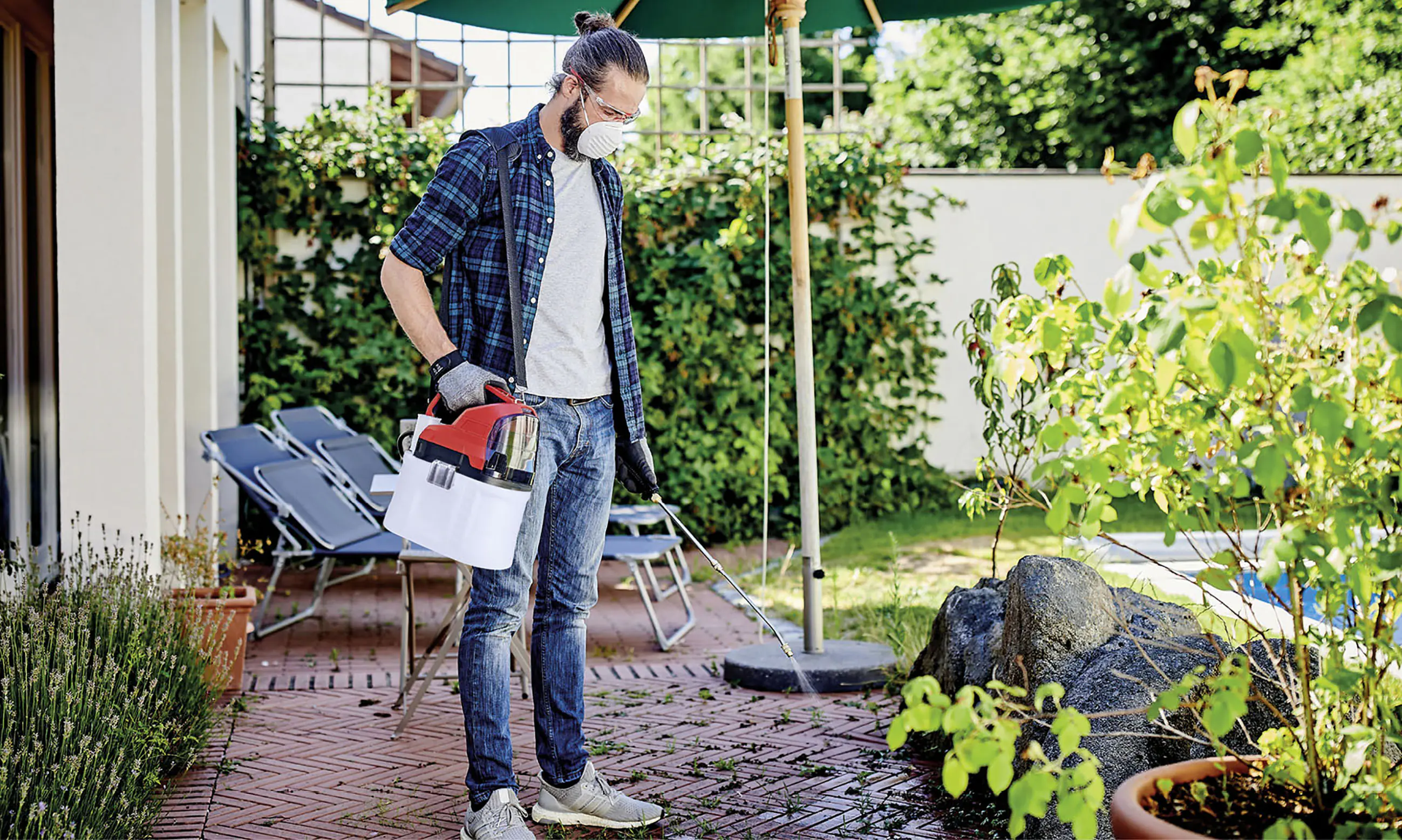 Einhell Akku Drucksprühgerät GE-WS 18/75 Li-Solo 60 l/h Durchflussmenge
