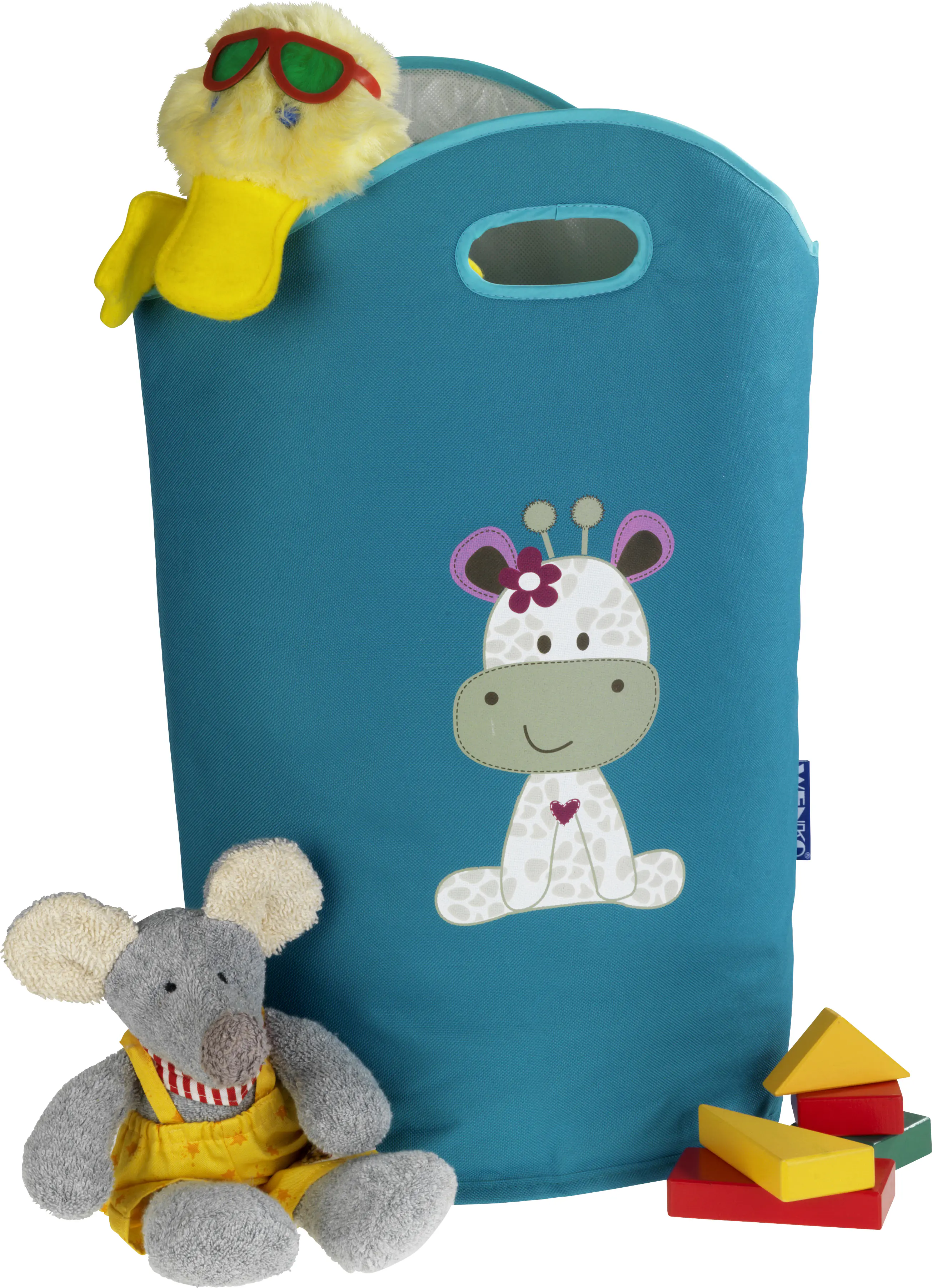 Wenko Wäschesammler Kids Greta 24 l, petrol