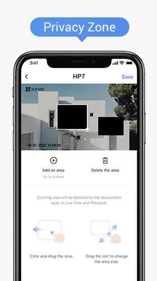 Ezviz Wlan Video-Türsprechanlage HP7 mit Monitor
