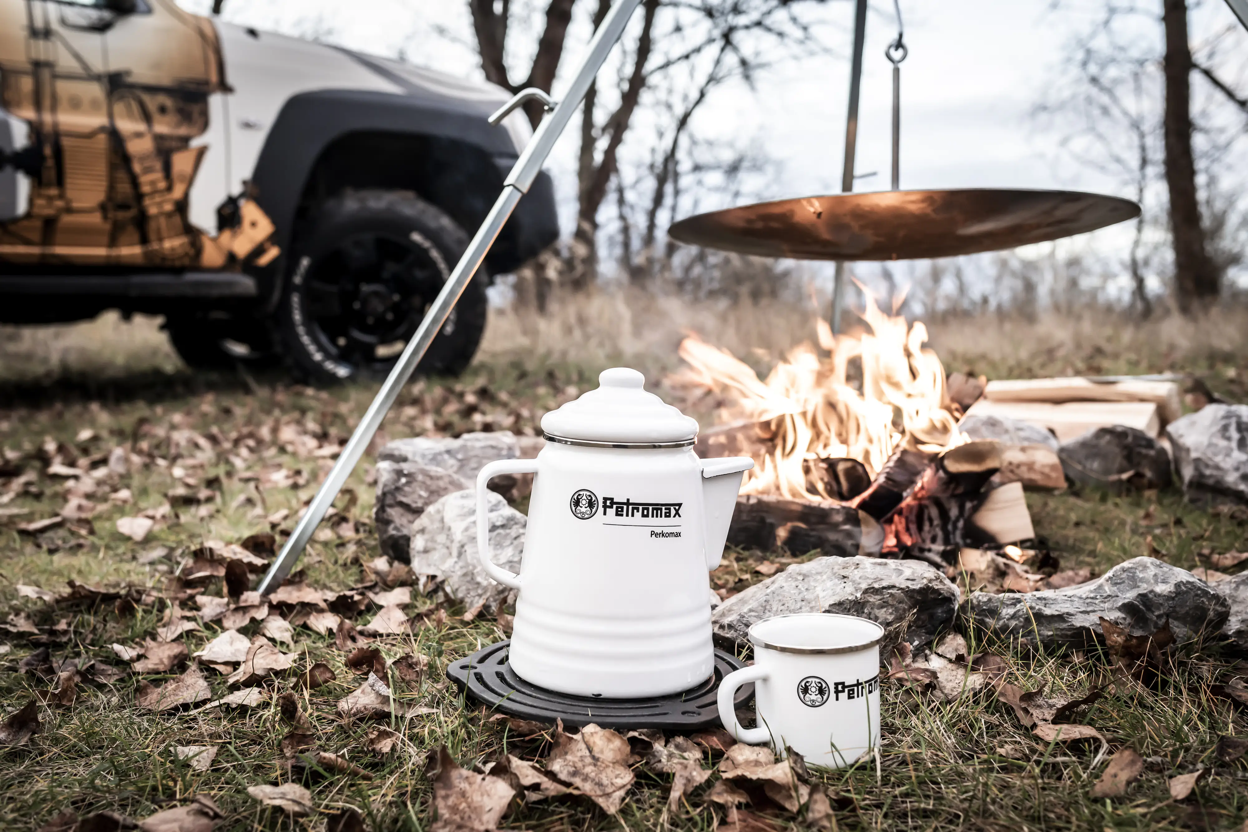 Petromax Tee-/Kaffee-Perkolator "PERKOMAX" weiss