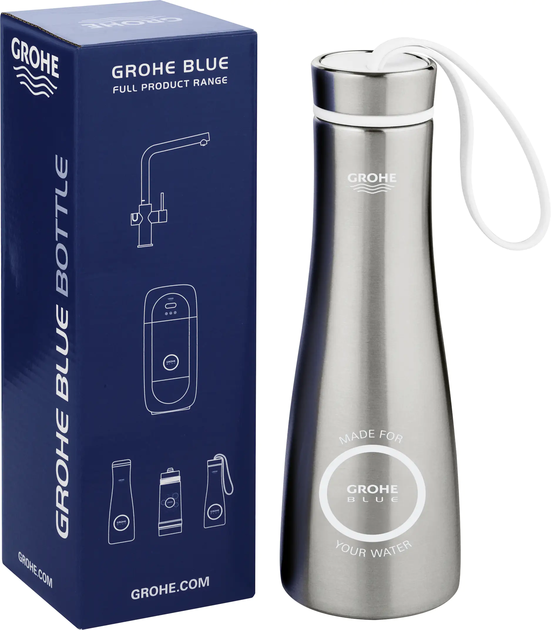 Grohe Blue Trinkflasche edelstahl