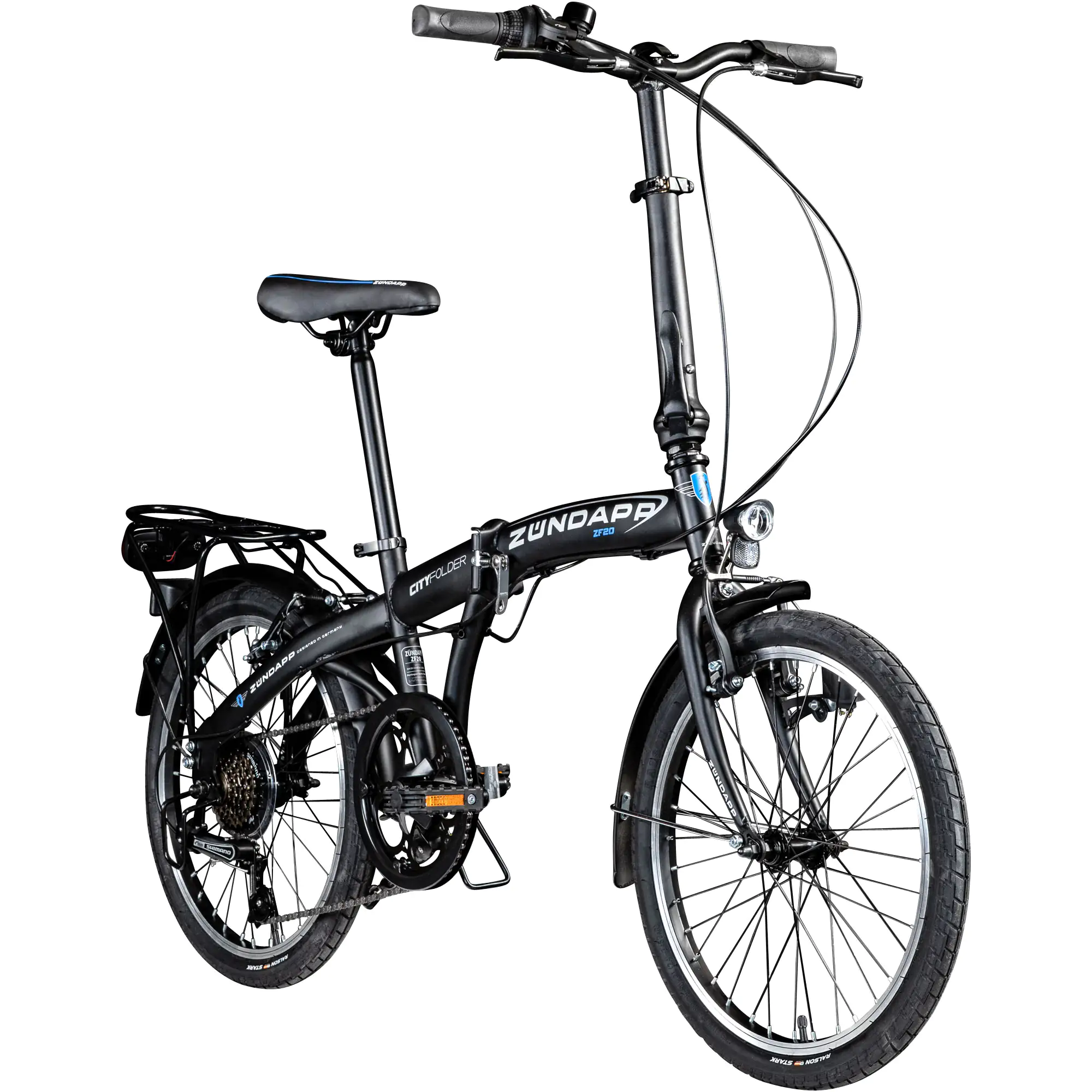 Zündapp Faltrad ZF20 20 Zoll 6-Gang schwarz