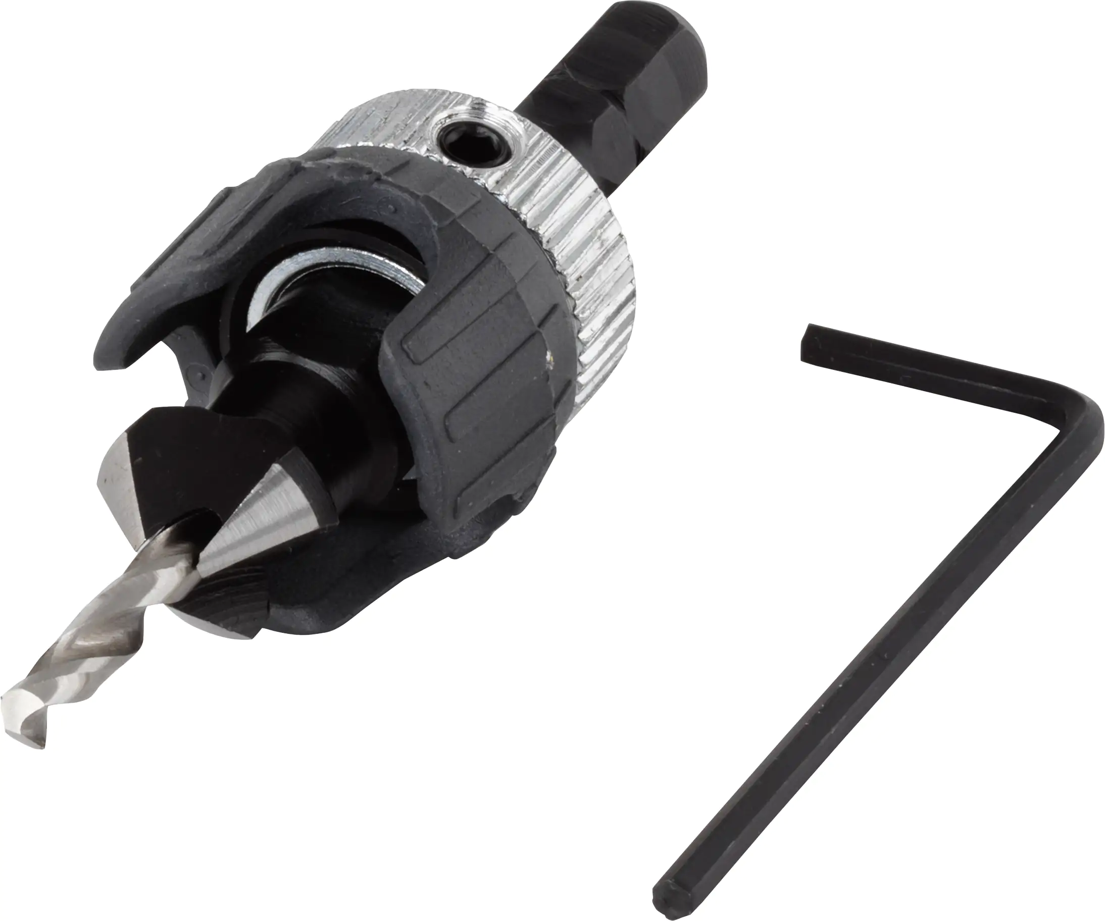 Wolfcraft Vorbohrer-Senkbohrer Ø 3,2 x 12 mm mit Tiefenstopp