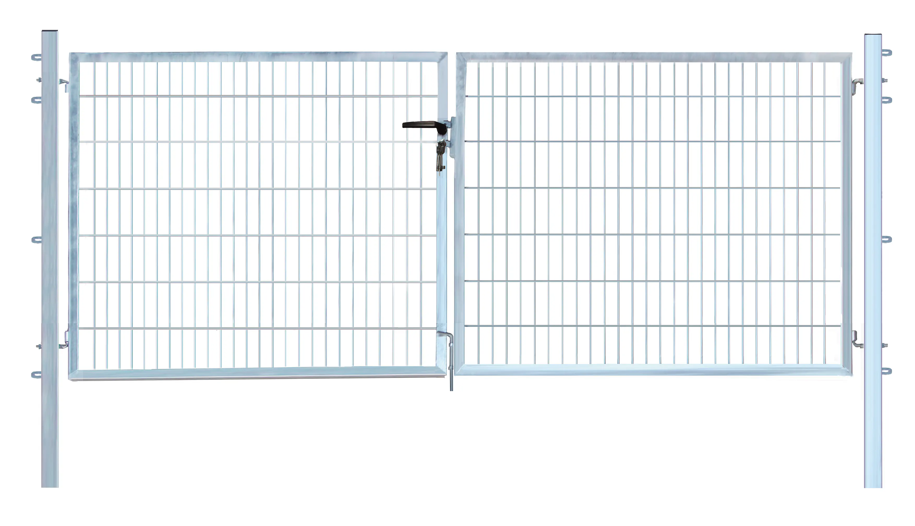Floraworld Gartentor doppelflügelig Comfort 300 x 140 cm feuerverzinkt