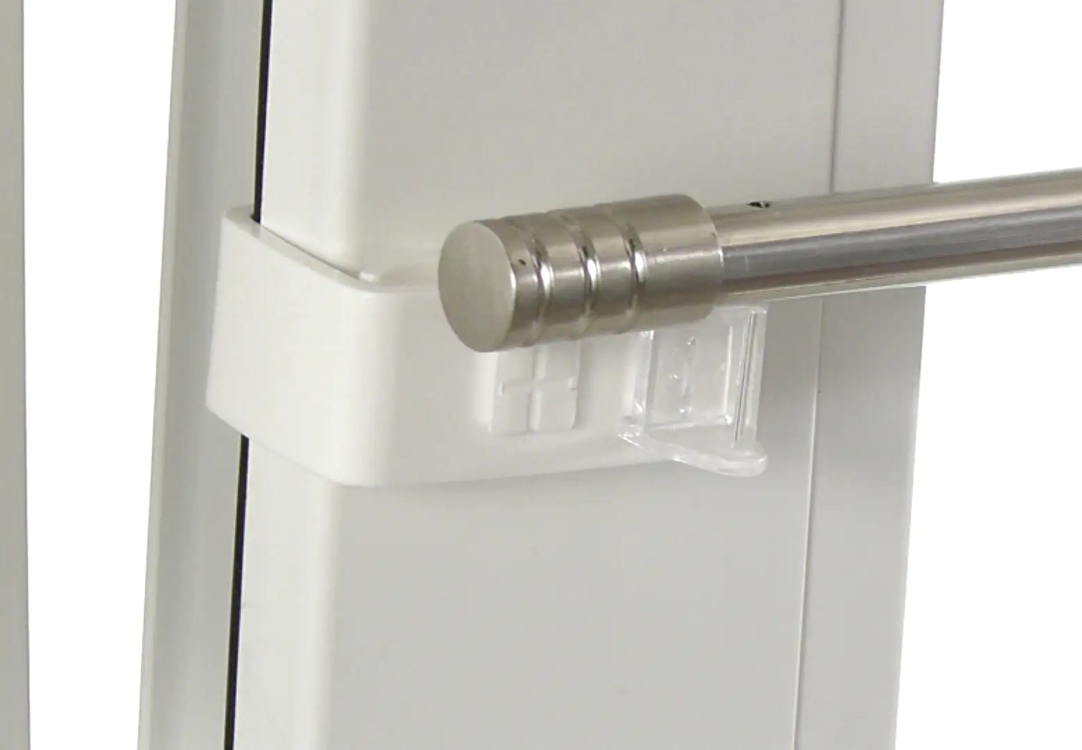Gardinia Klemmträger Easy Click Vitrage 2 Stück, weiß