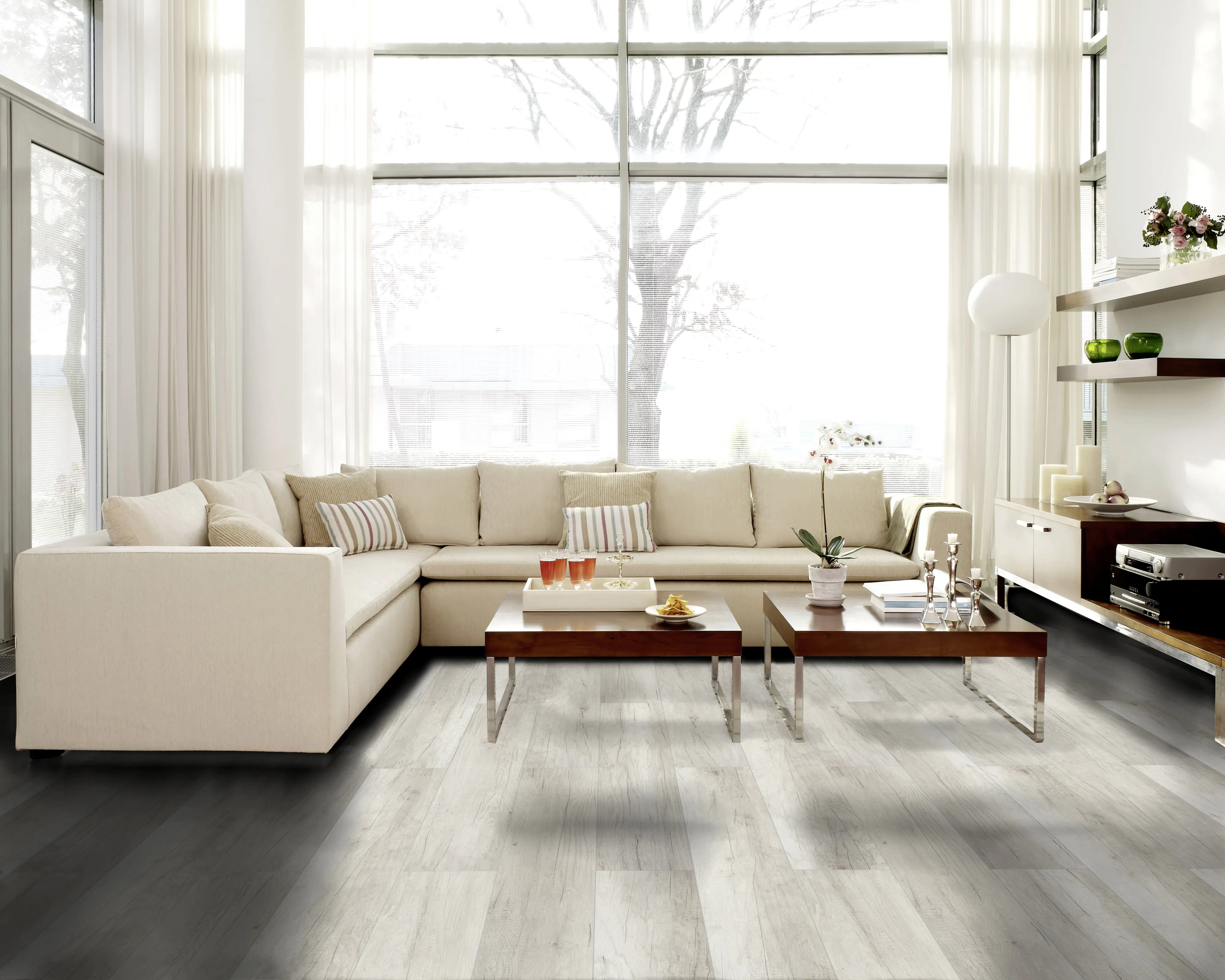 Classen Laminat Megaloc Aquaprotect 128,5 x 19,2 cm 8 mm Oak light grey