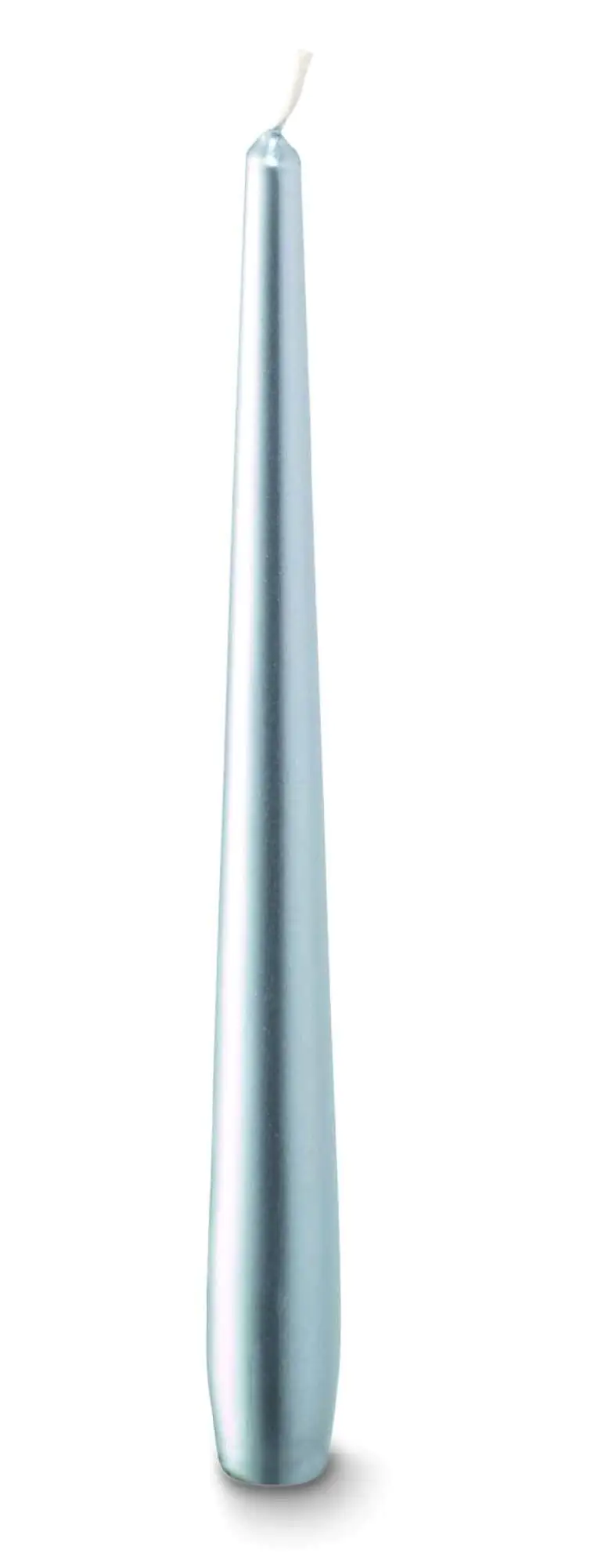 Bolsius Spitzkerzen silber, Höhe 24,5 cm, Ø 2,4 cm