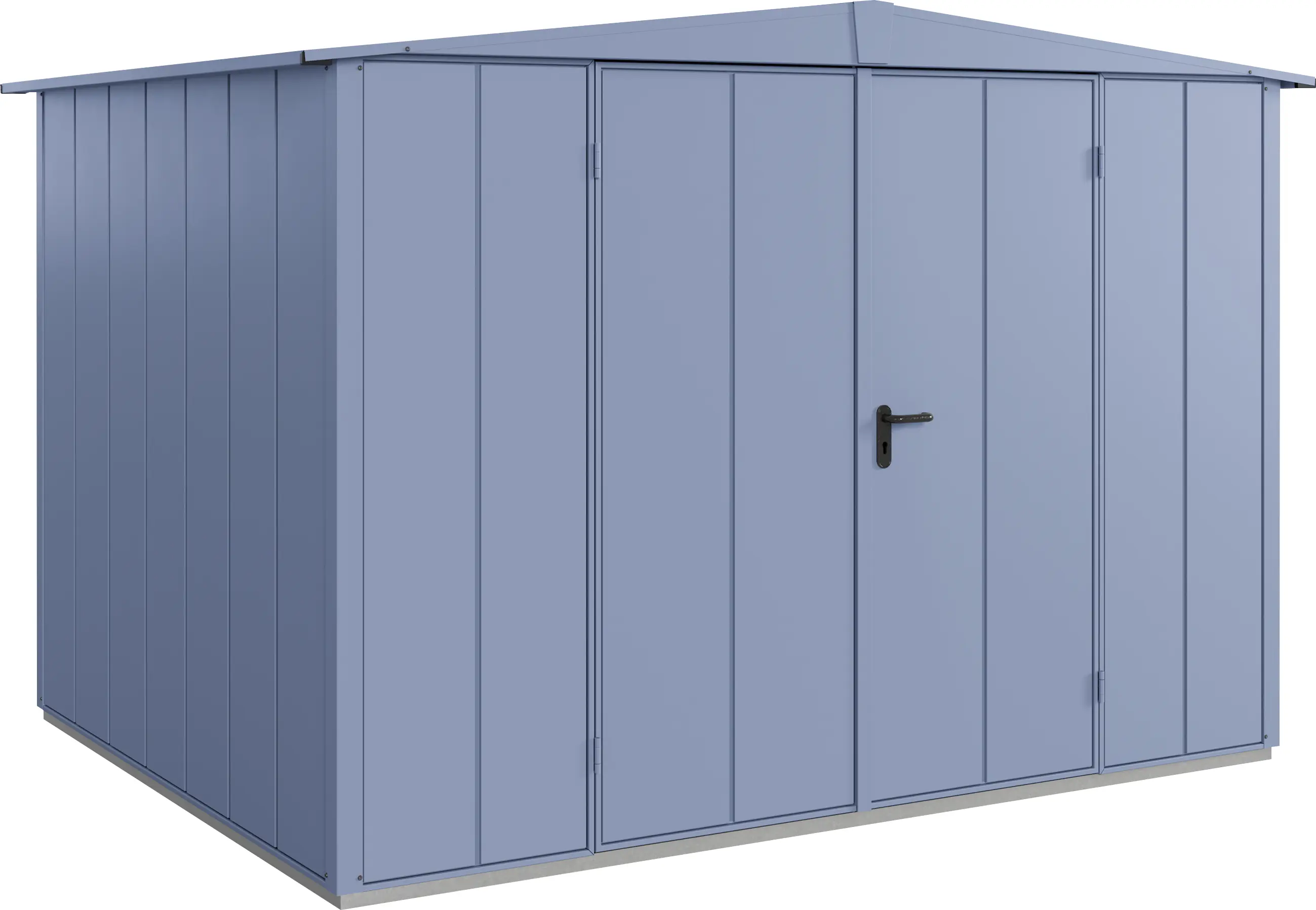 EcoStar Gerätehaus Elegant-S Typ 3 323,6 x 247,7 x 219,4 cm taubenblau