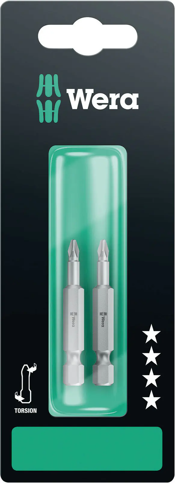 Wera Bit-Set 851/4 TZ SB PH 2-teilig 1 x 50 mm