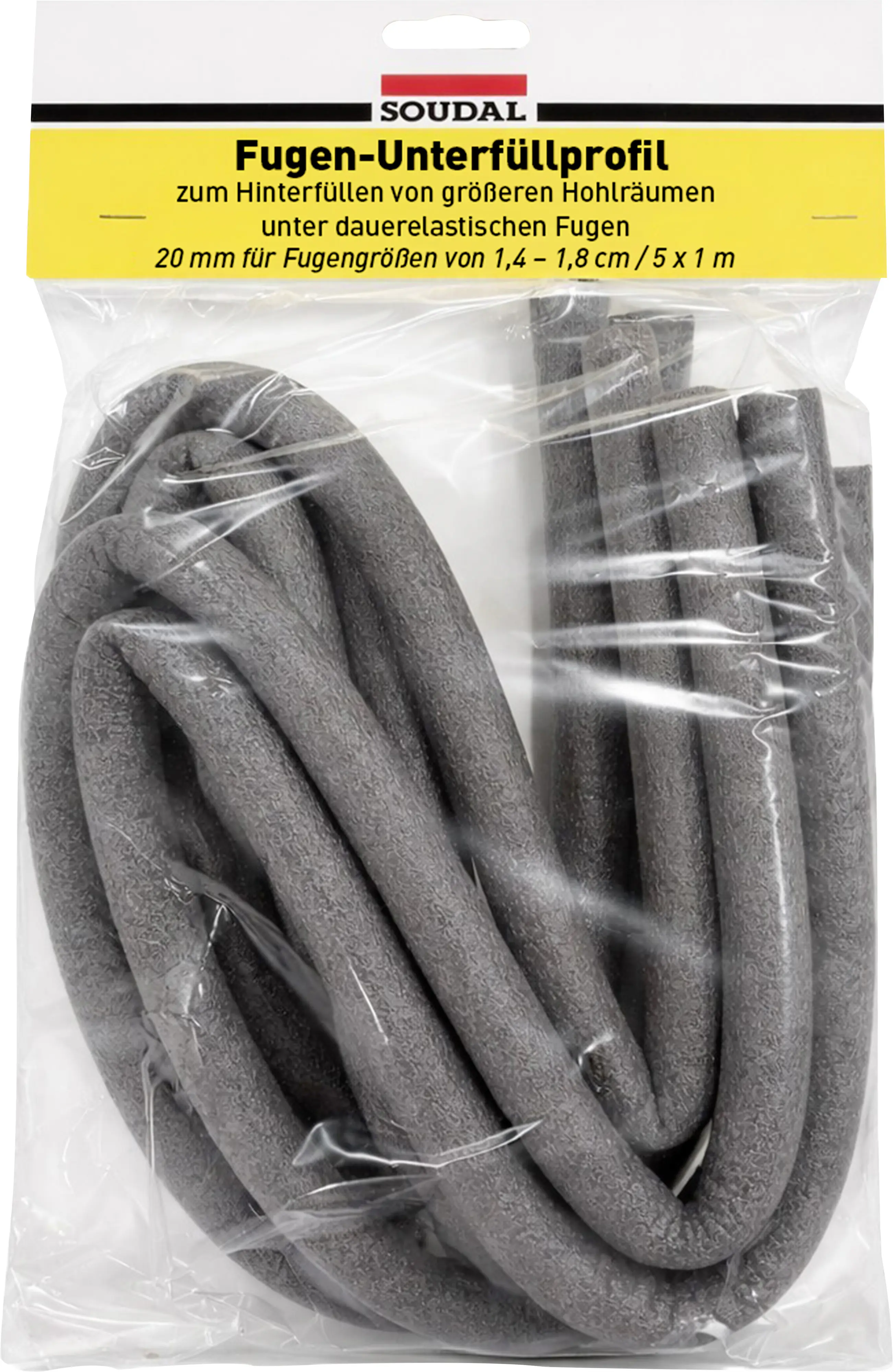 Soudal Fugenfüllprofil grau Ø 2 cm x 5 m