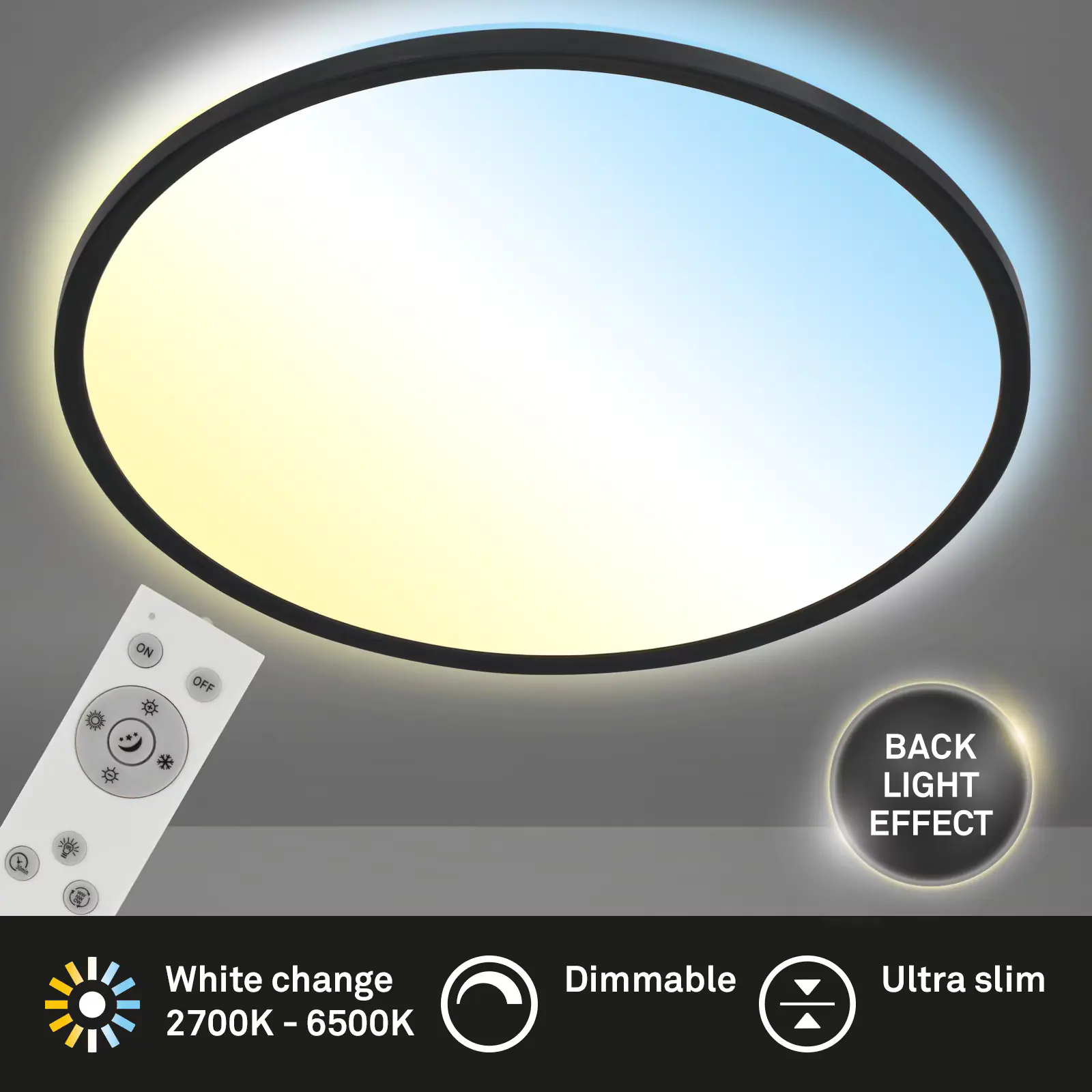 Briloner LED Panel Slim ultraflach CCT