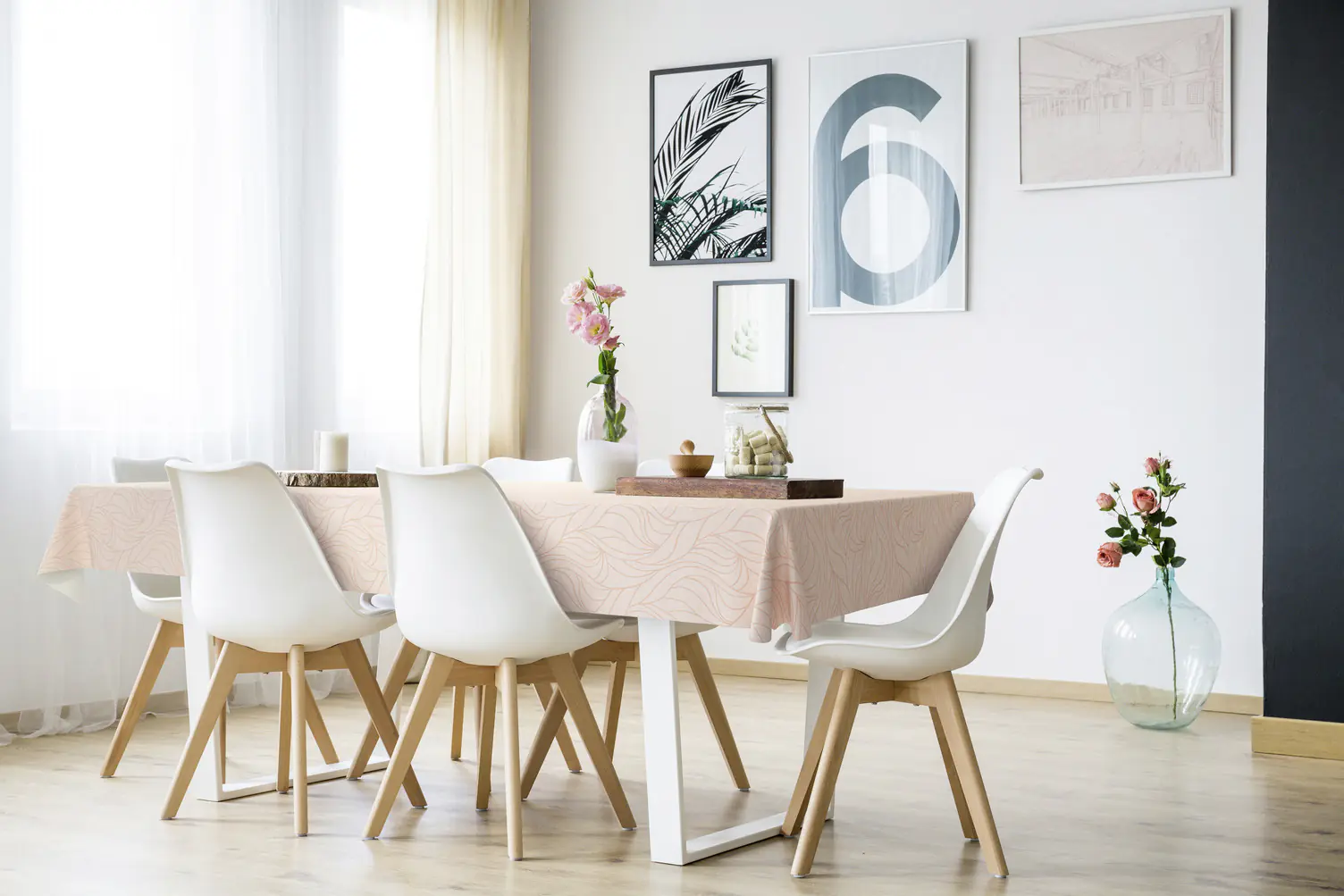 d-c-fix Tischdecke Monte Carlo Calmia blush 140 cm