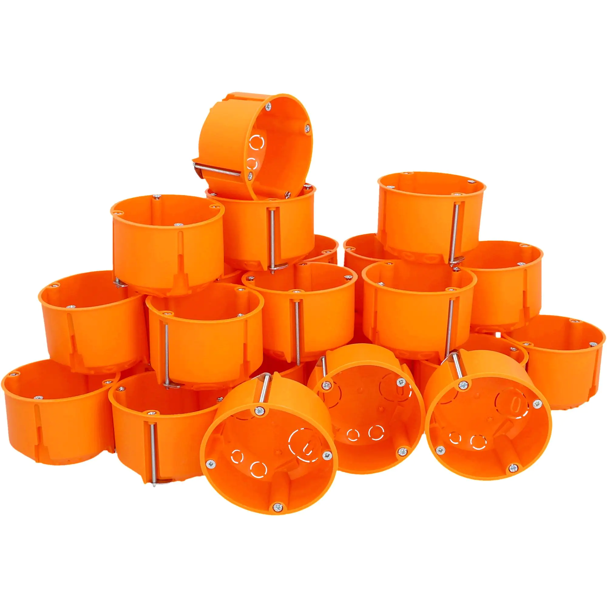 Hohlwand-Schalterdose 47 mm, orange, 25 Stück