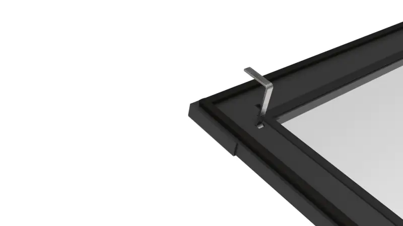 Primaster Fliegenschutz-Fenster 130 x 150 cm schwarz/anthrazit kürzbar