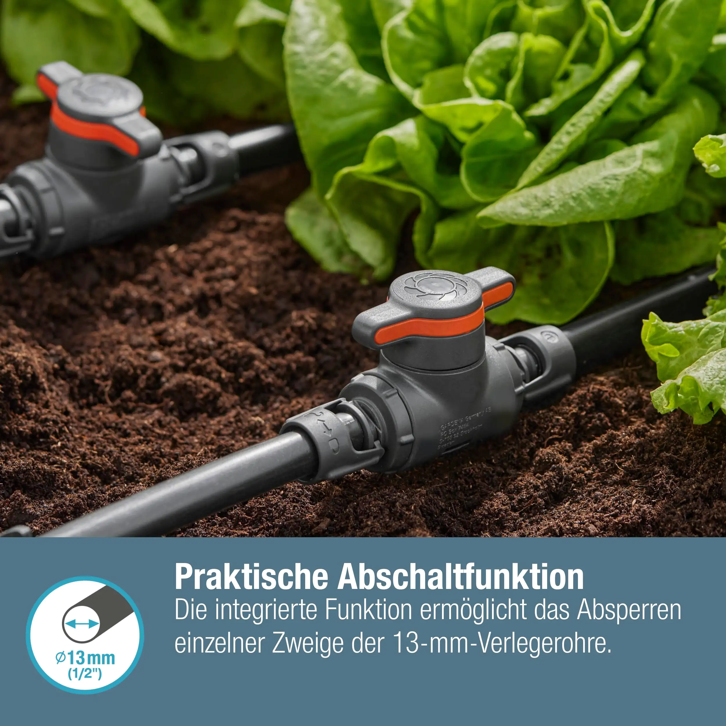 Gardena Regulier/Absperrventil, 13 mm (1/2")