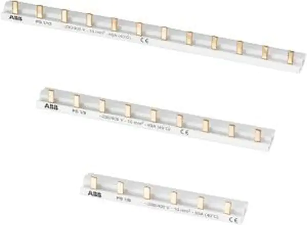 ABB Stiftschiene  1-polig PS1/12  für 12 Teilungseinheiten, nicht kürzbar
