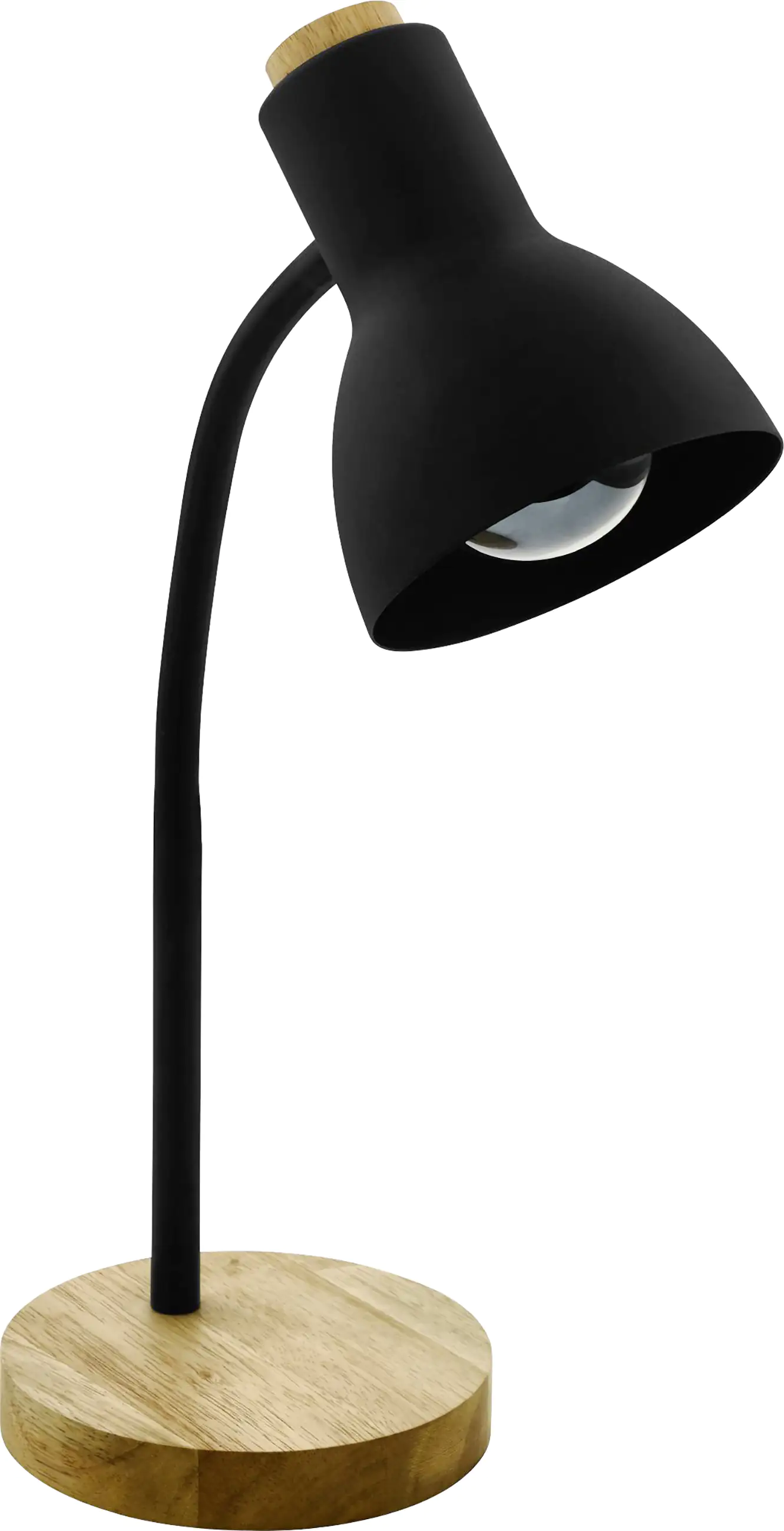 Eglo Tischlampe Veradal 49 x 12,5 cm schwarz Holz