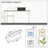 Lechuza Balkonkasten BALCONERA Cottage 50 cm, mokka