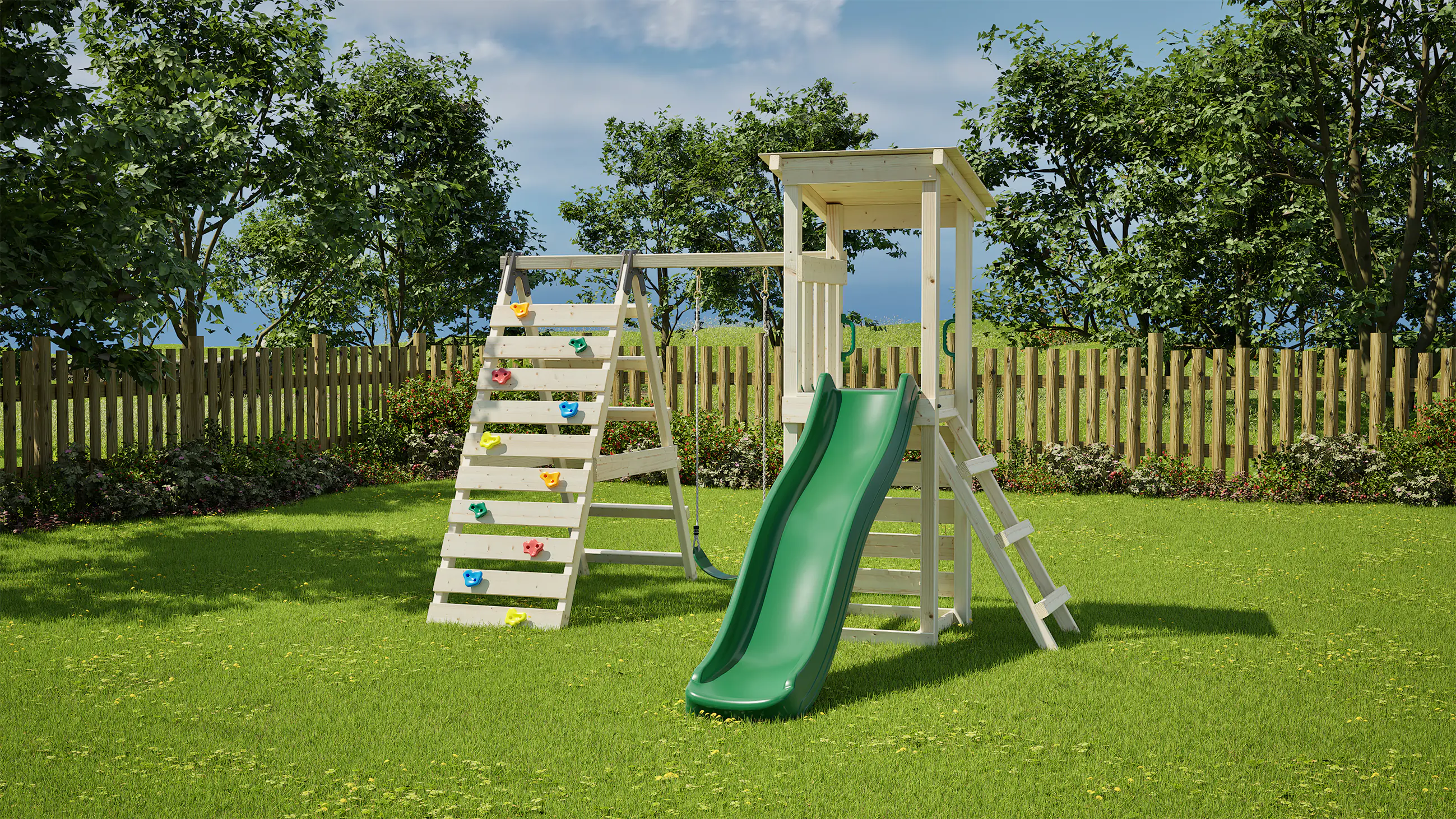 Weka Spielturm Sevilla 306,2 x 284,4 x 228,8 cm