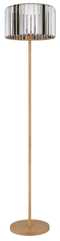 Globo Stehleuchte Run 150 cm holzoptik