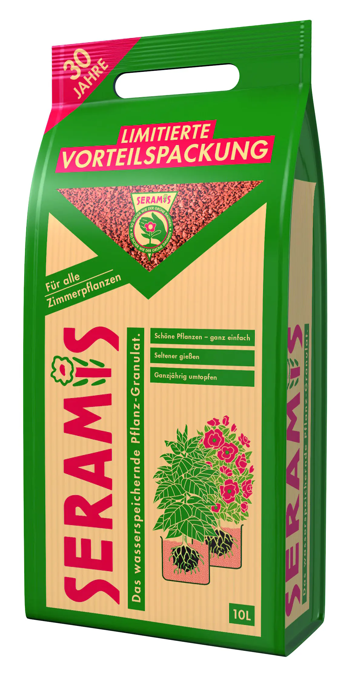 Seramis Pflanz-Granulat für Zimmerpflanzen 10 L