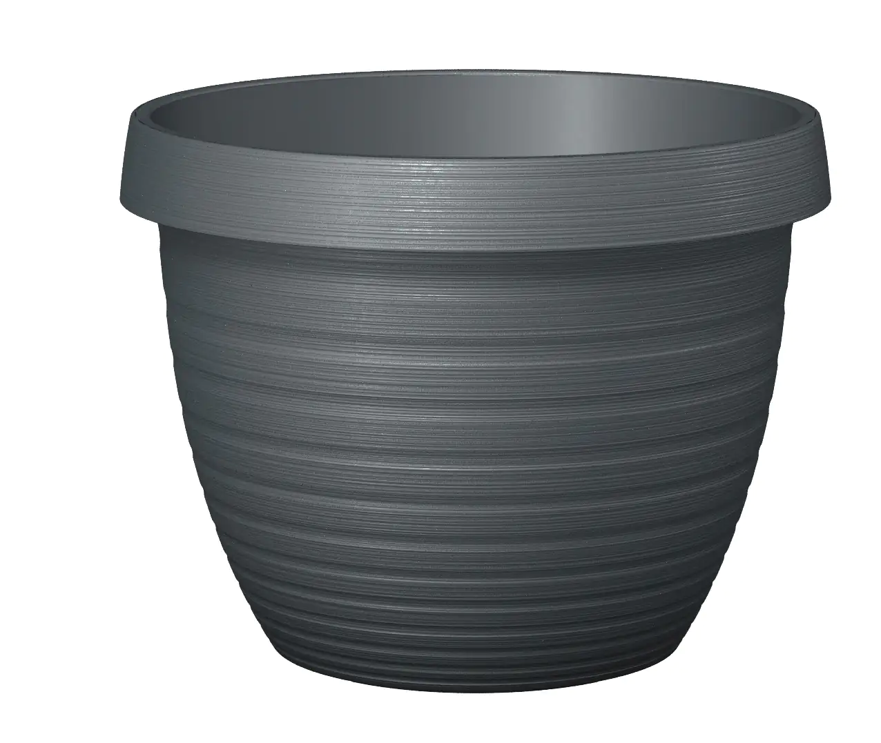 Scheurich Pflanzgefäß Country Star Ø 30 x 22,4 cm metallic grey