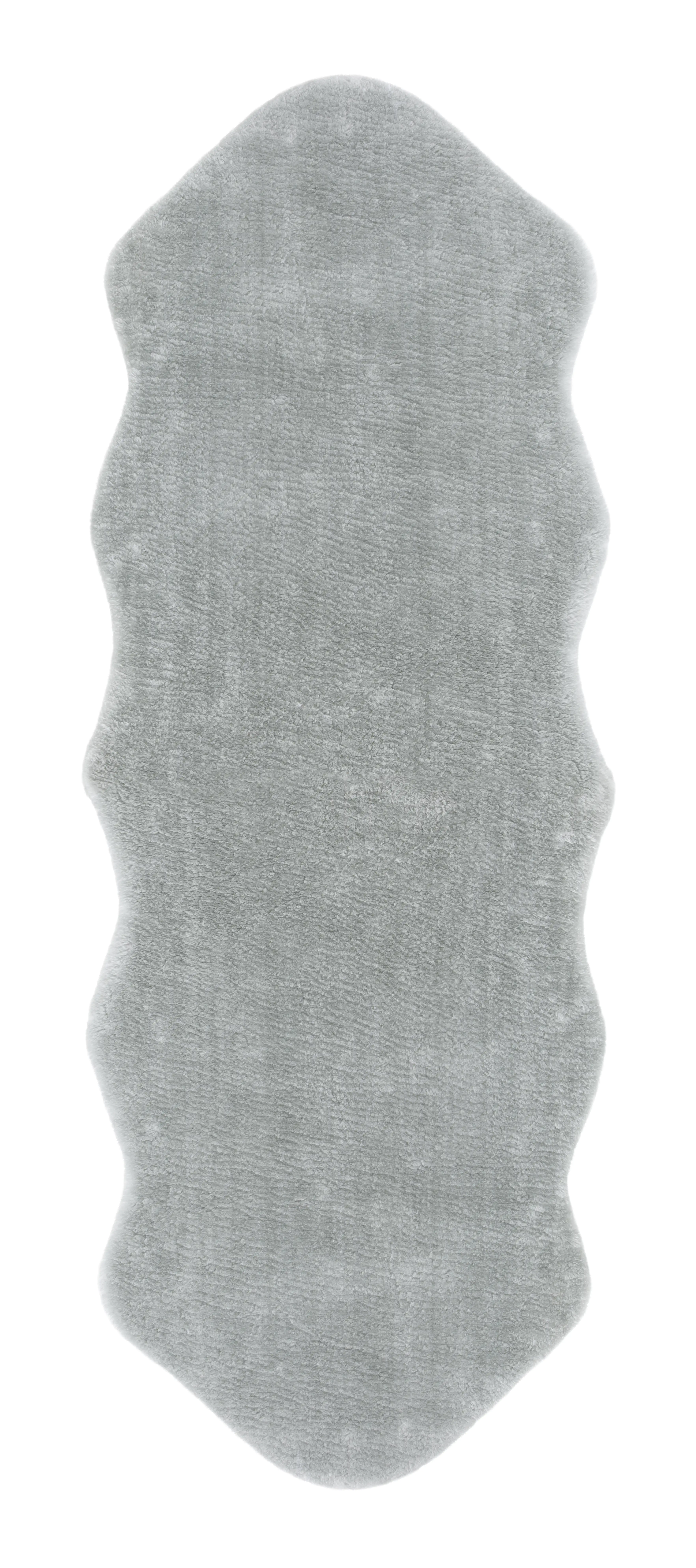 Andiamo Kunstfell Lambskin hellgrau, 55 x 160 cm