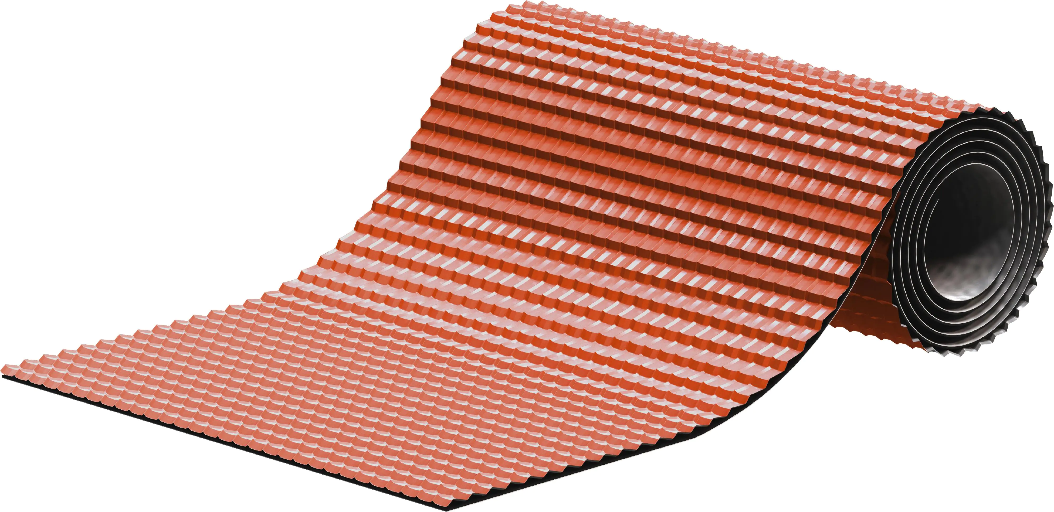 Sarei Kamin- und Wandanschluss Alu-Flex 5 m x 300 mm ziegelrot