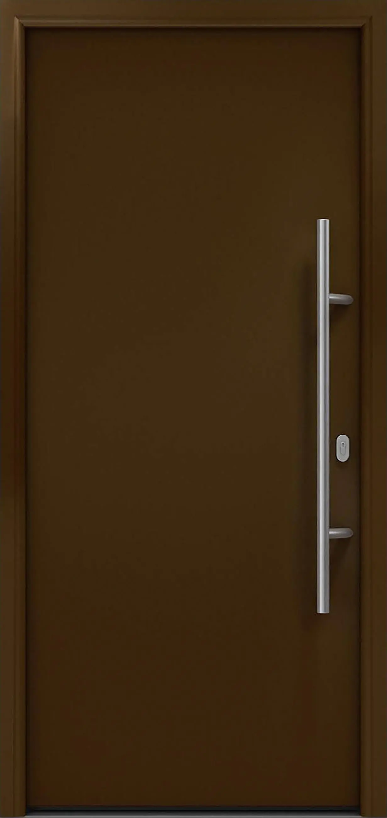 EcoStar Haustür ISOPRO IP 010 terrabraun 110 x 210 cm