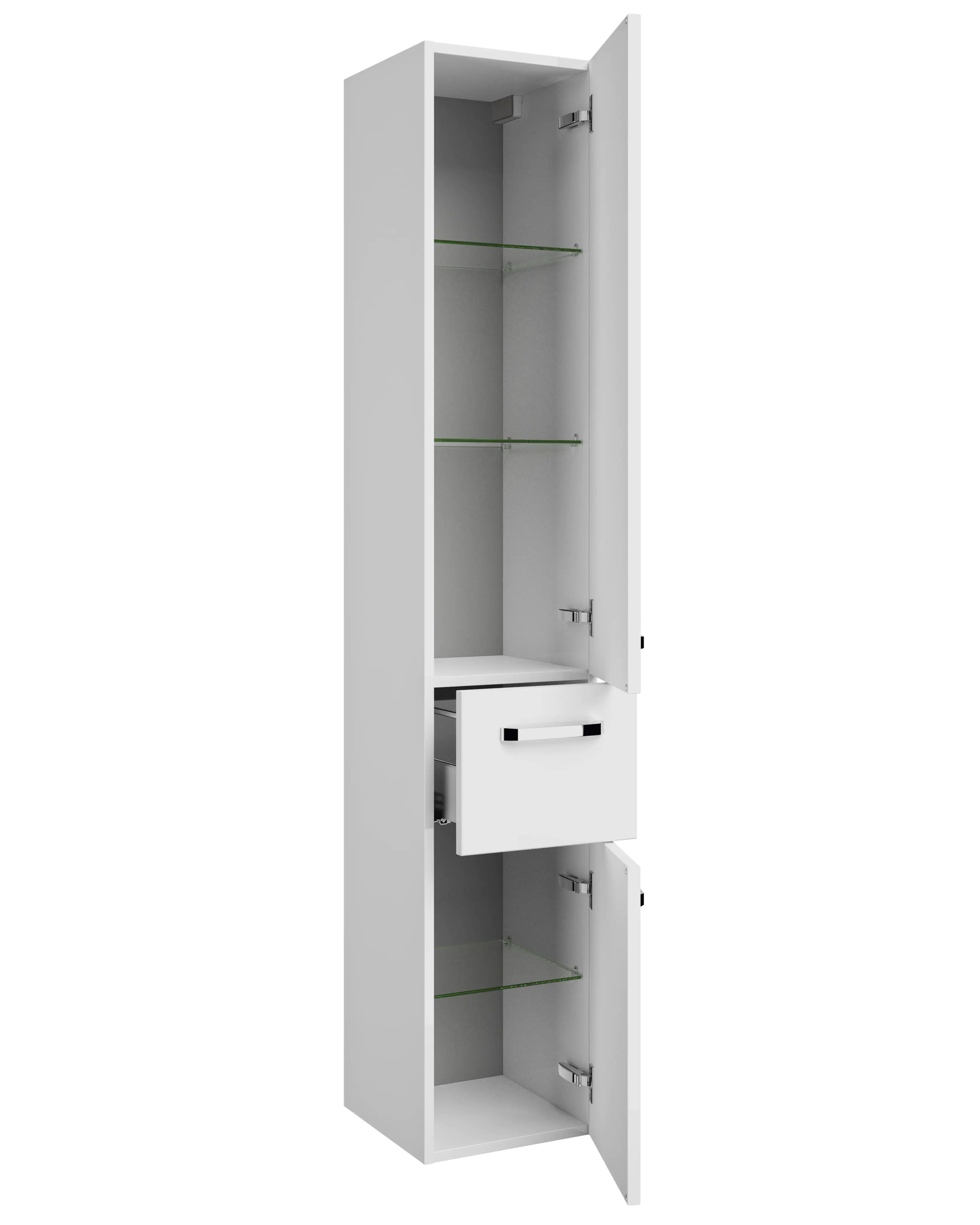 Pelipal Hochschrank Fokus 4010 weiß hochglanz, weiß glanz