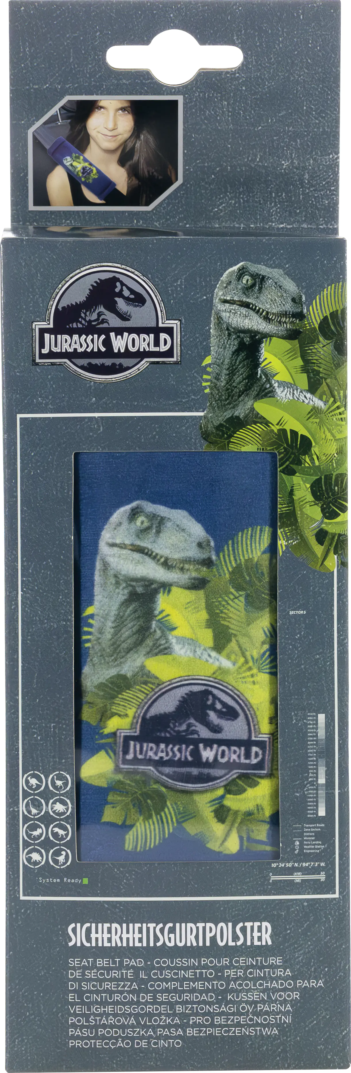 HITS4KIDS Gurtpolster Jurassic World