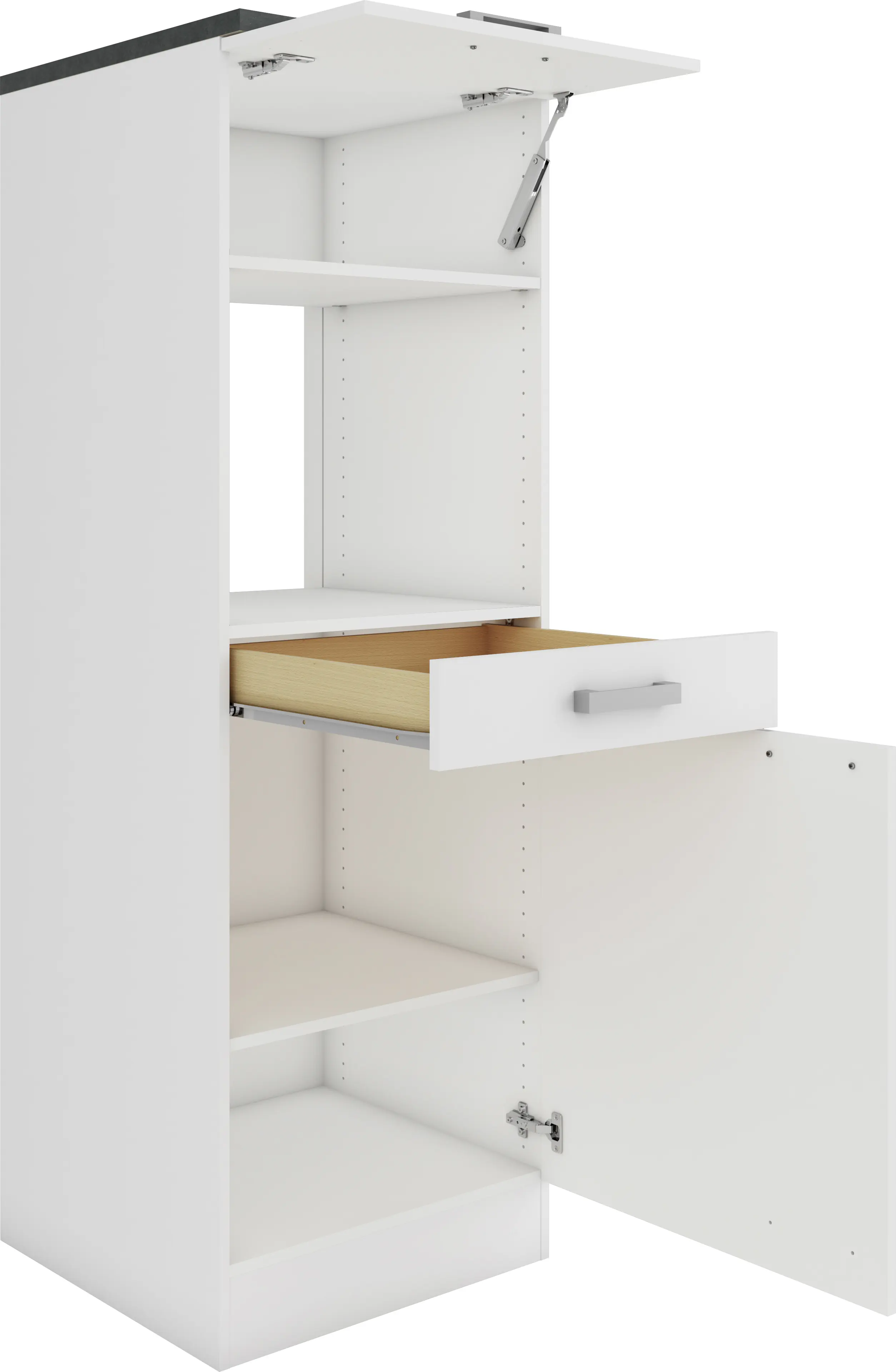Optifit Midischrank Oslo 214 weiß 60 cm