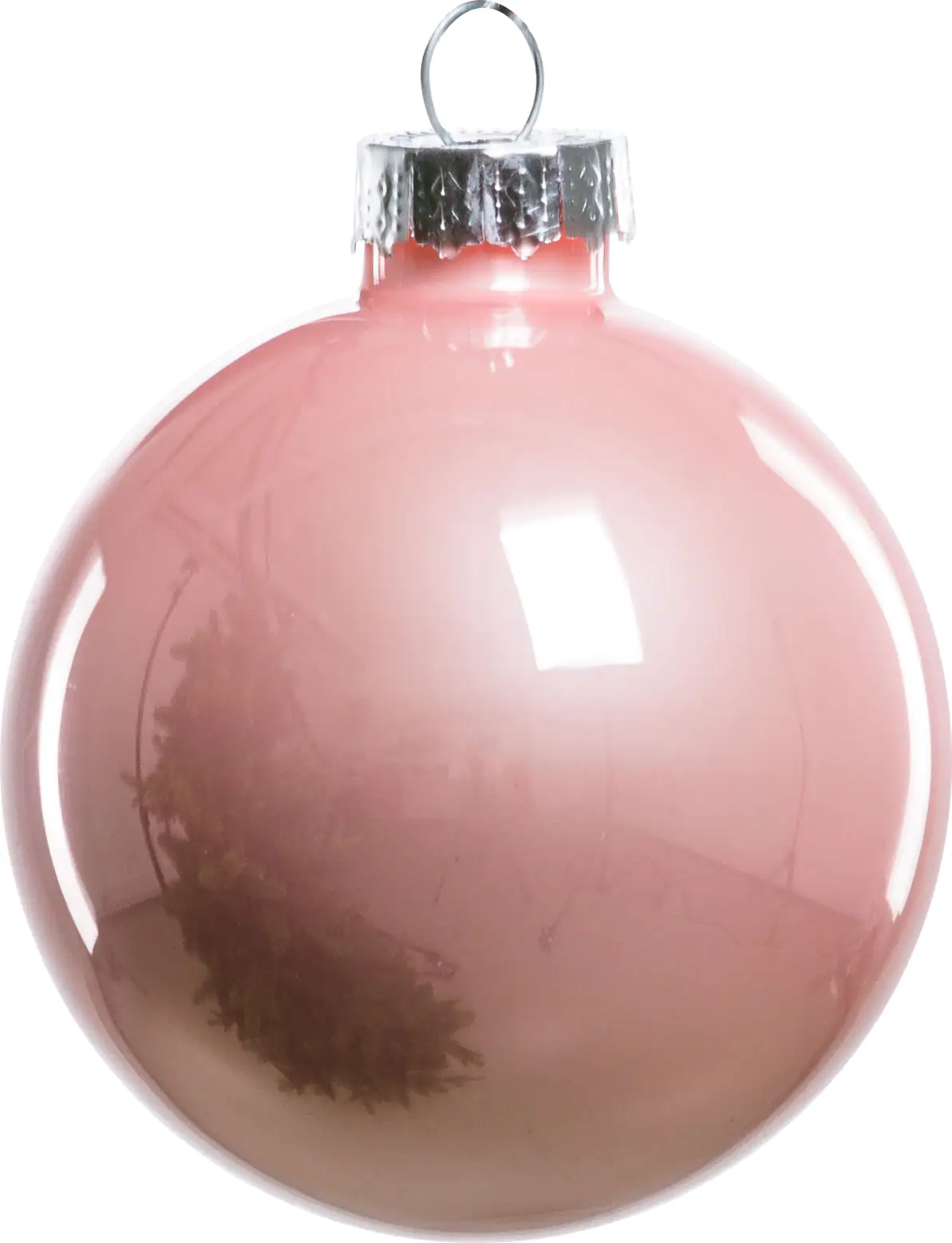 TrendLine Weihnachtskugeln aus Glas Ø 6 cm puderrosa 20 Stück