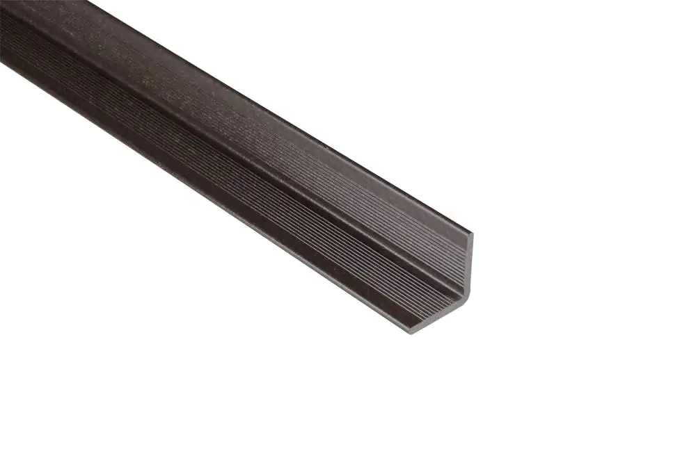 Kovalex Wandabschluss WPC 250 x 4 x 4 cm graubraun