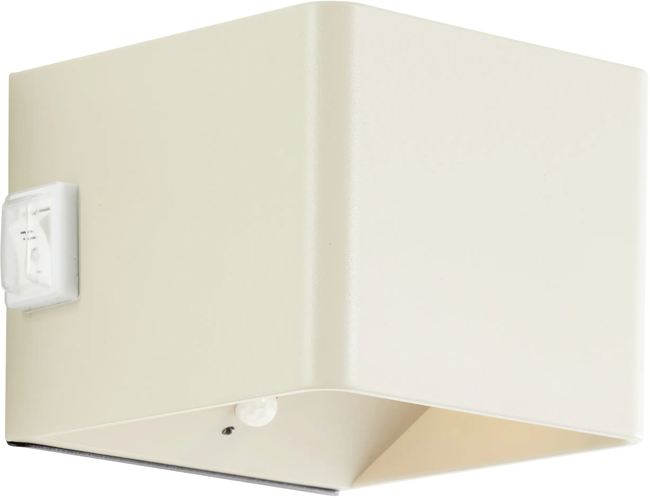 Brilliant Iseo LED Außenleuchte 4 W mit Bewegungsmelder und USB-Anschluss beige