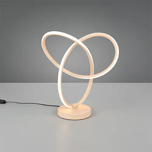 Reality Tischleuchte Lando Modern 28 cm sand warmweiß 