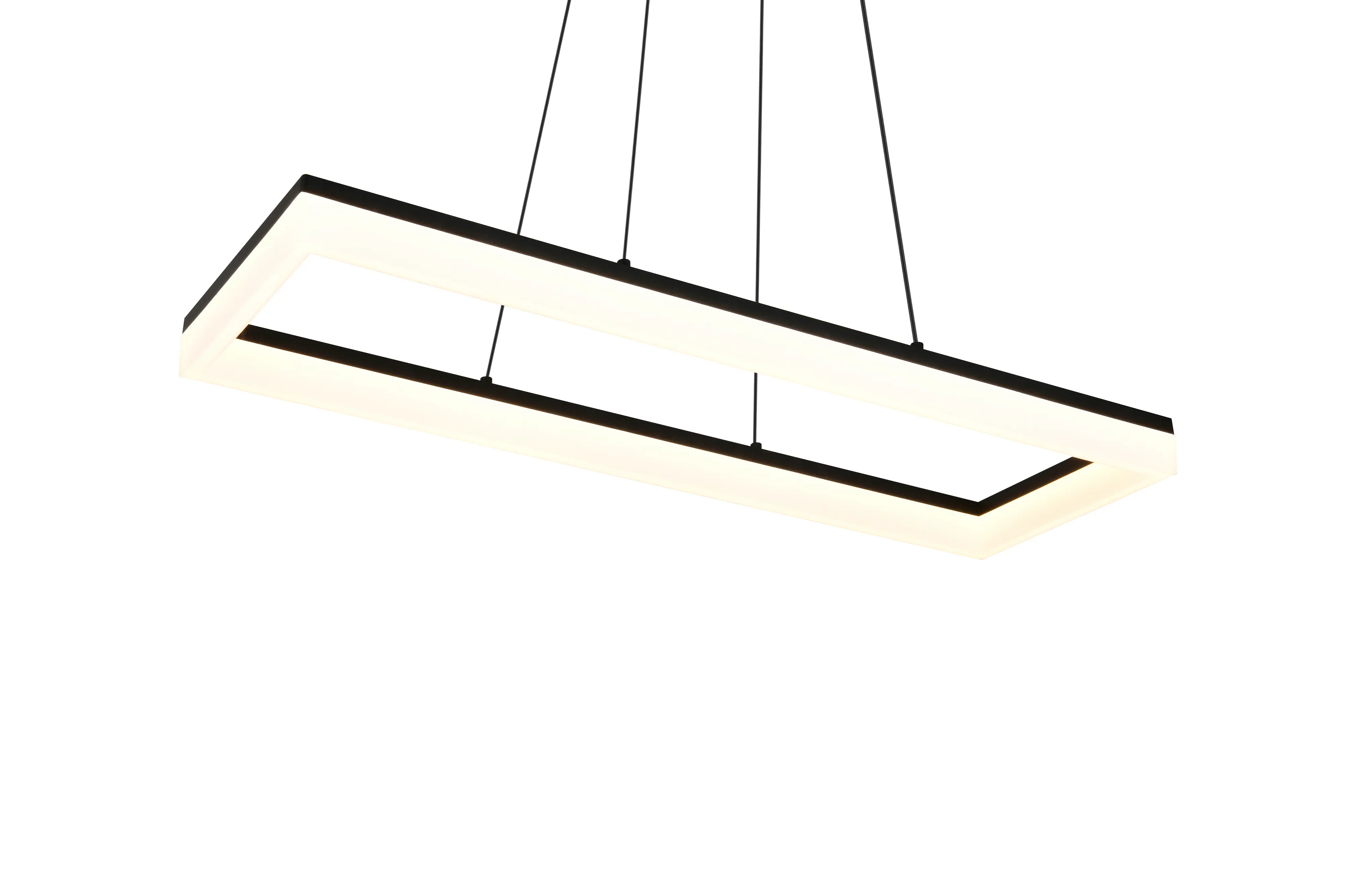 Reality LED Pendelleuchte Camino 150 cm schwarz matt 27 W warmweiß