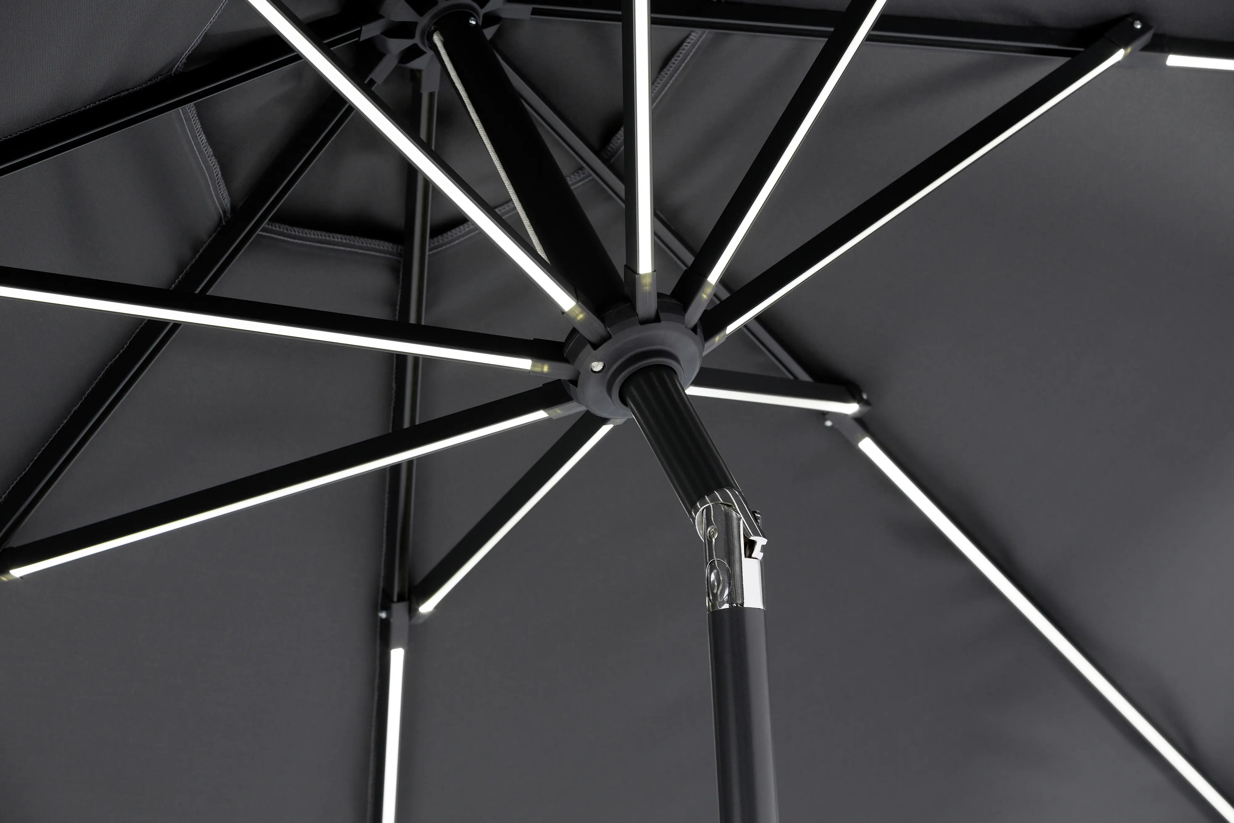 Schneider Sonnenschirm Blacklight anthrazit Ø 270 cm