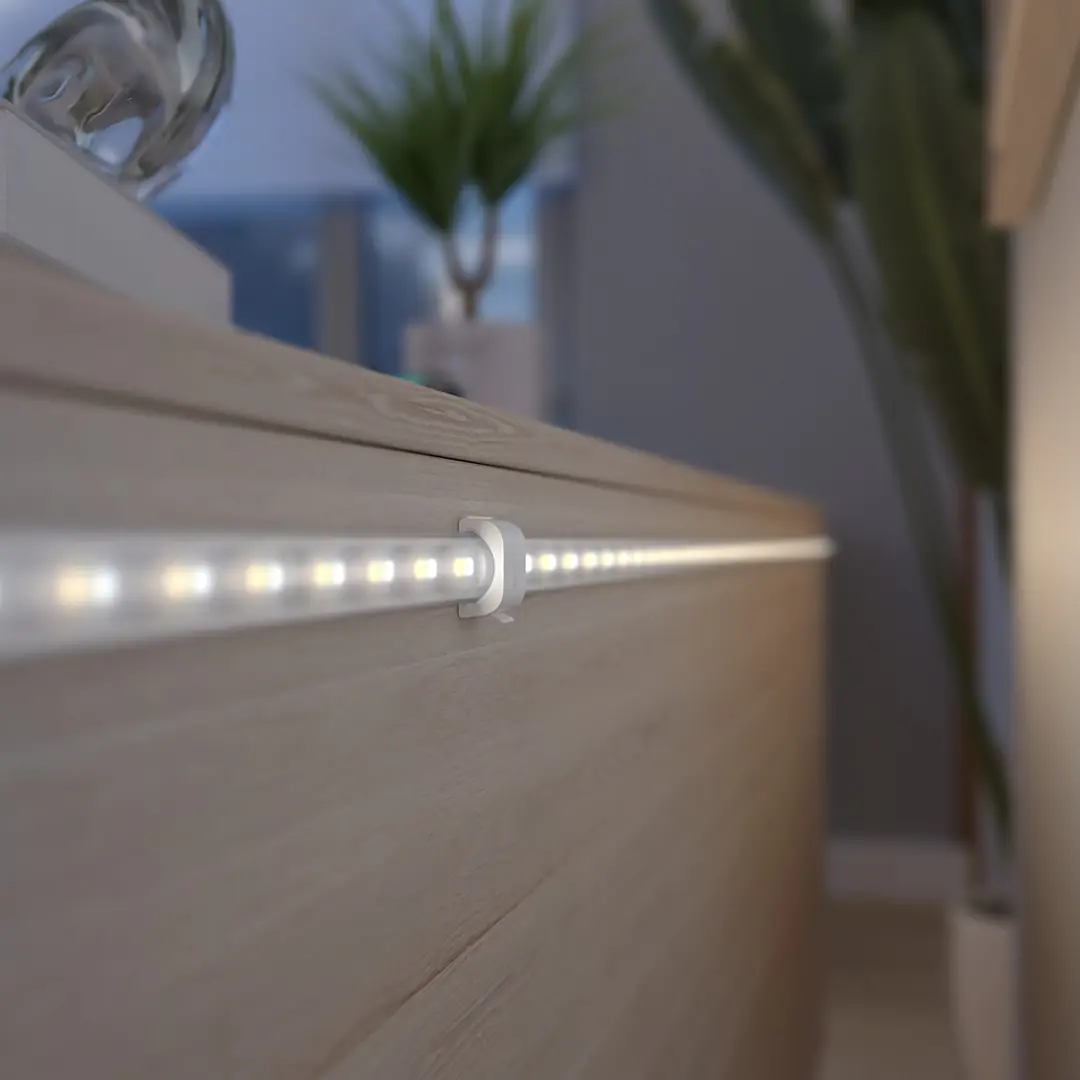 Philips Hue Stecker Flux Gradient LED-Streifen weiß 4 Stück