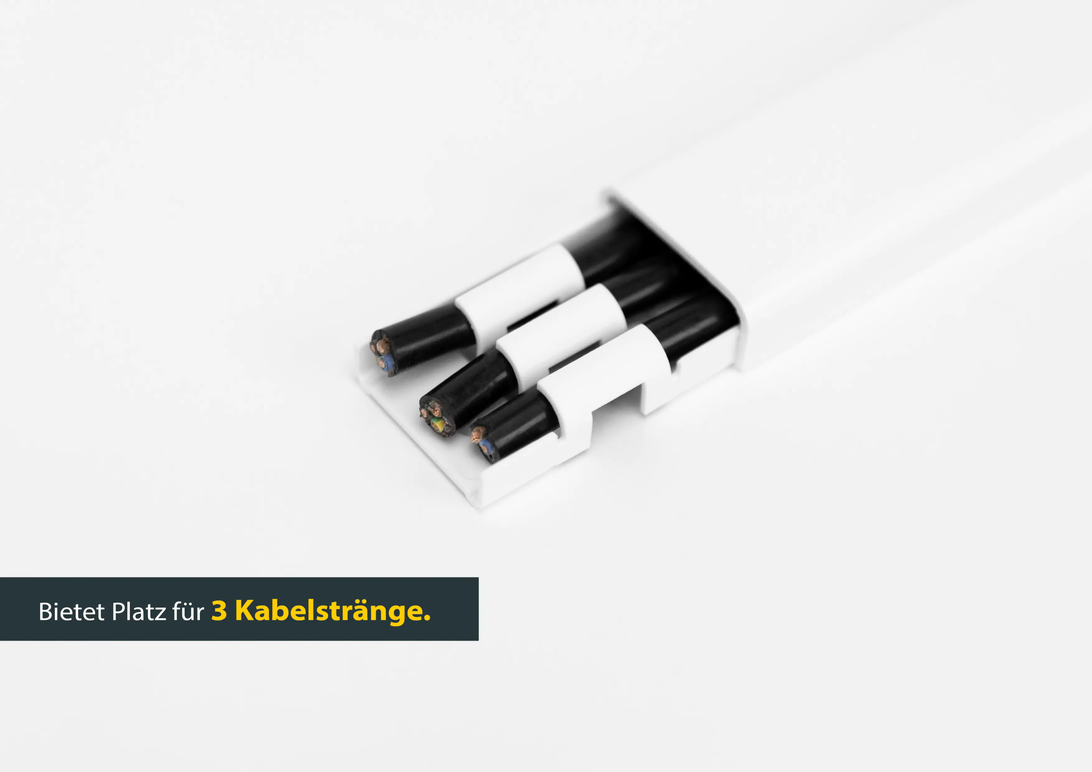 Schellenberg Kabelkanal System M weiß 210 cm Erweiterung