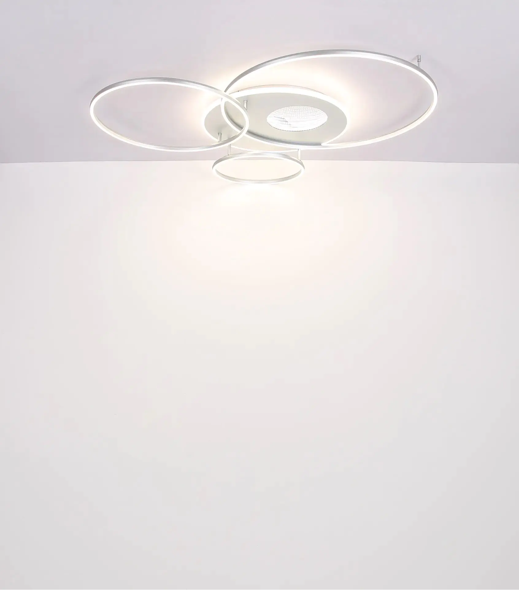 Globo LED Deckenleuchte Invertina goldfarben