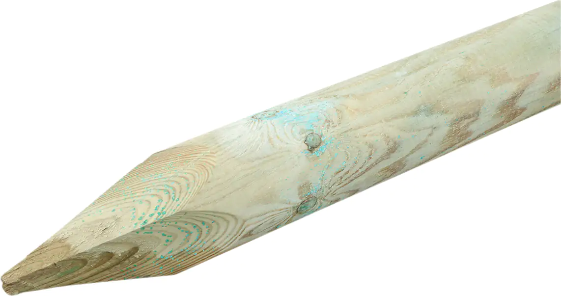 Baumpfahl 120 cm, Ø 8 cm, kesseldruckimprägniert