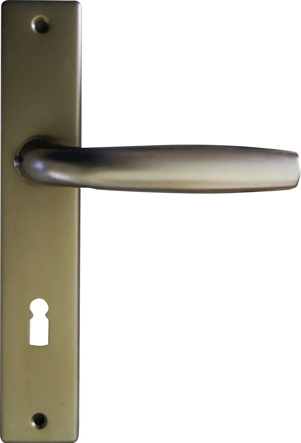 Südmetall Türgriff-Garnitur Langschild Melbourne BB Aluminium F4 eloxiert silber 221 x 40 mm