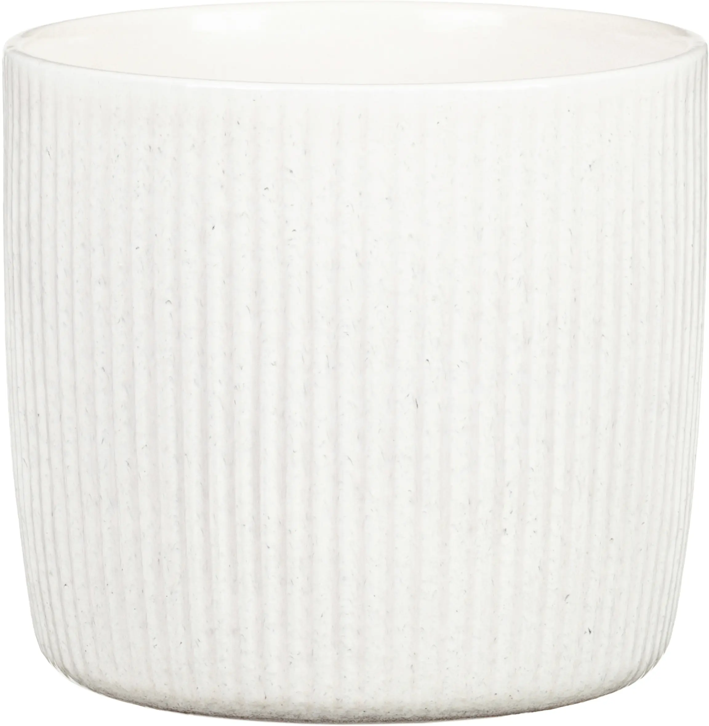 Scheurich Übertopf Solido Linea Ø 17,6 x 16 cm perla weiß